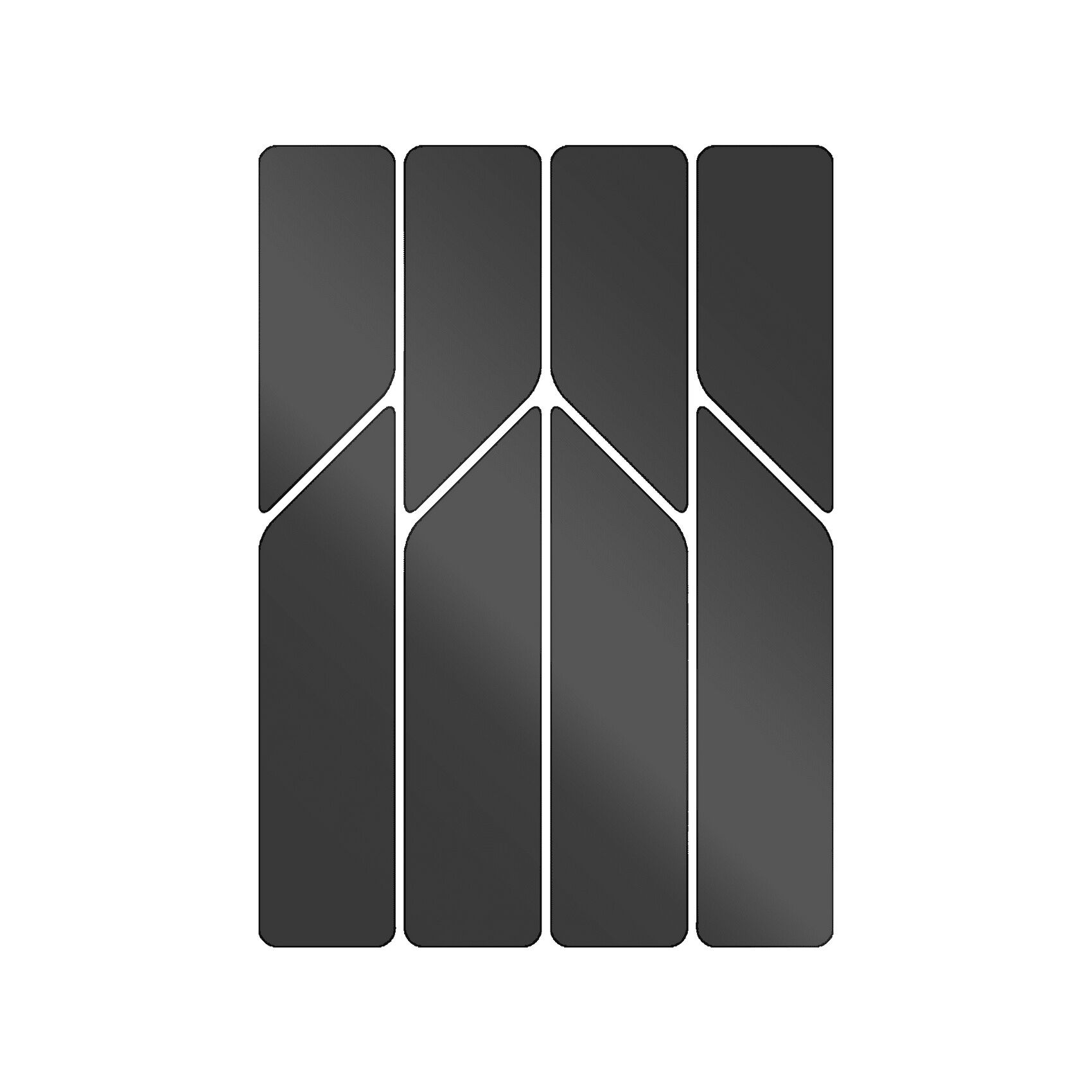 Rie:sel design Re:Flex Reflektierende Aufkleber Stealth