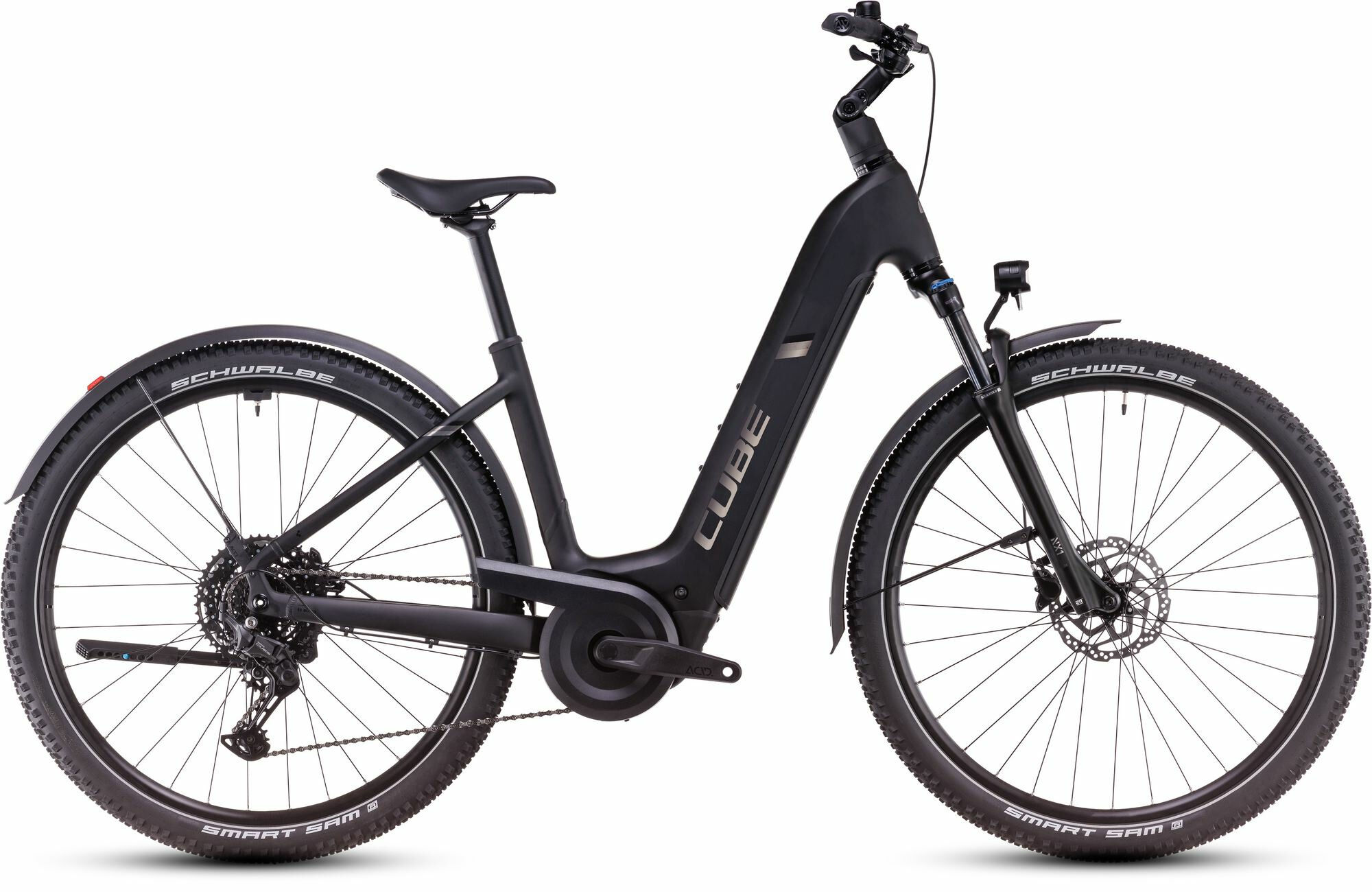 Cube Nuride Hybrid Pro 800 Allroad black´n´bronze 28" 800 Wh Wave