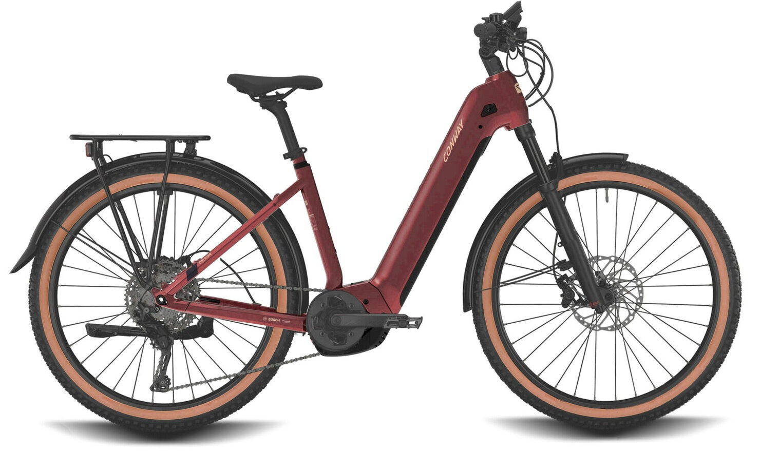 Conway Cairon C 2.0 625 rust red matt / terra matt 2025 27,5" 625 Wh Wave