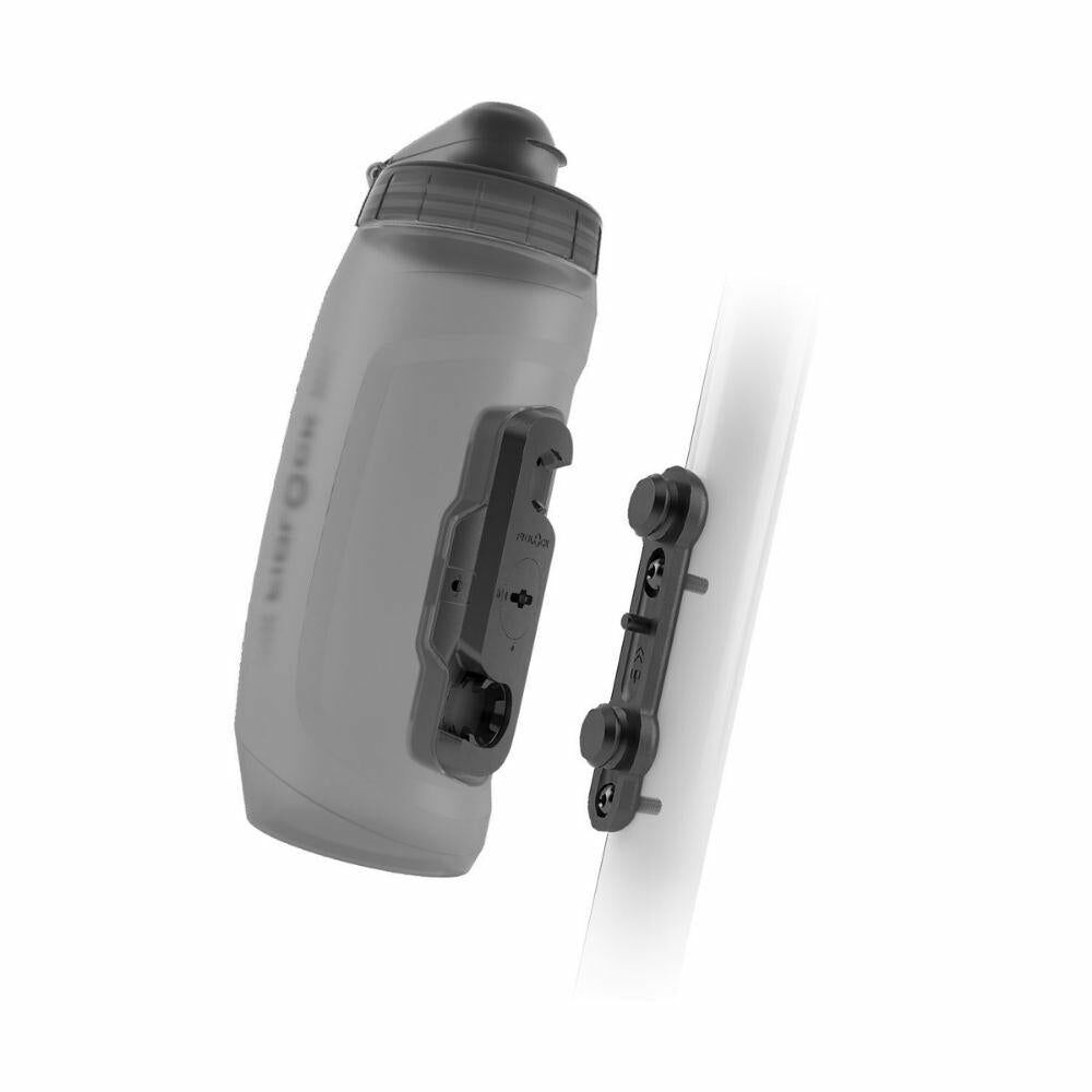 Fidlock TWIST 590 Trinkflasche + Bike Base smoke