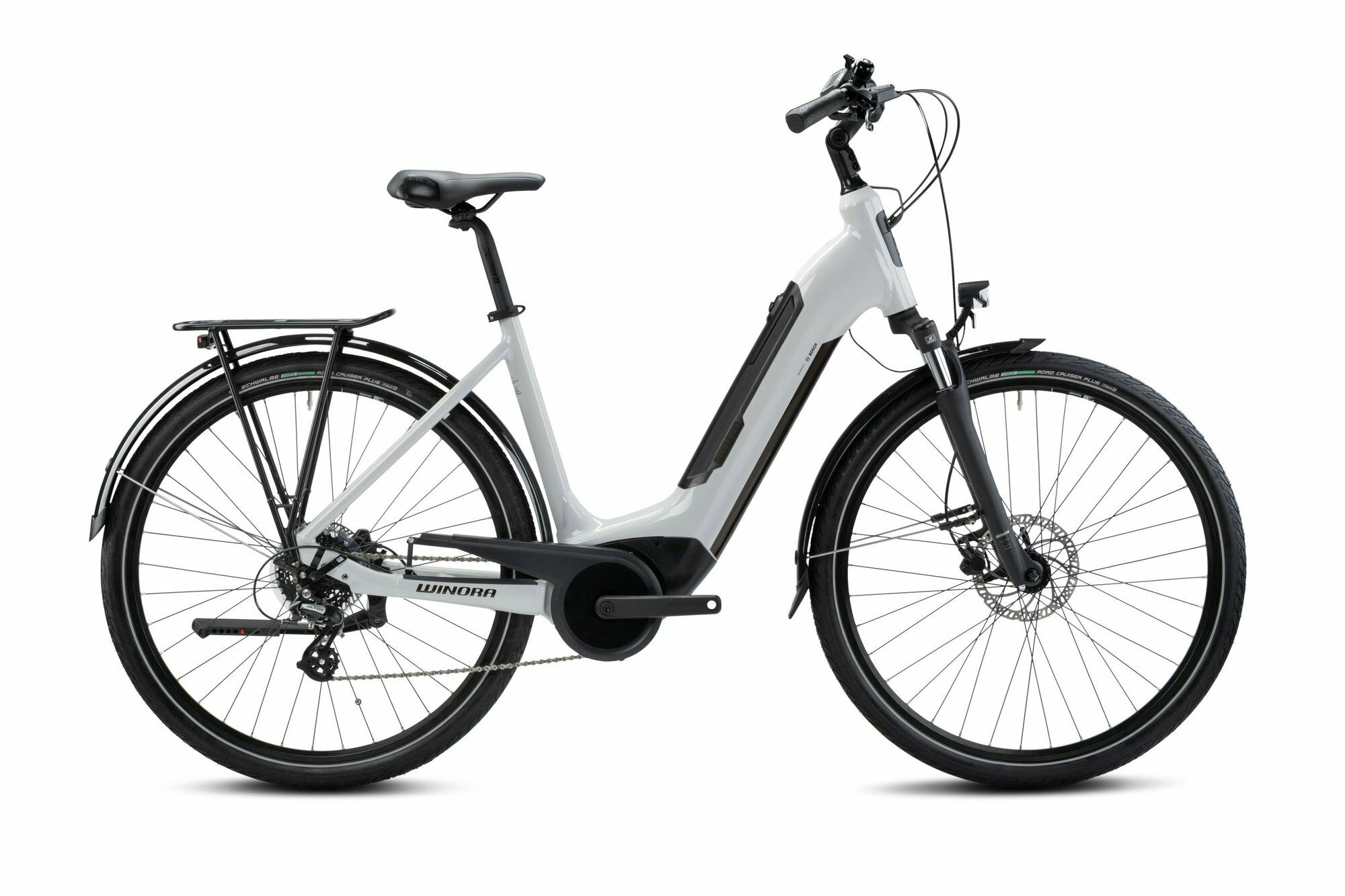Winora Tria 7 eco Smoke 2023 28" 400 Wh Wave