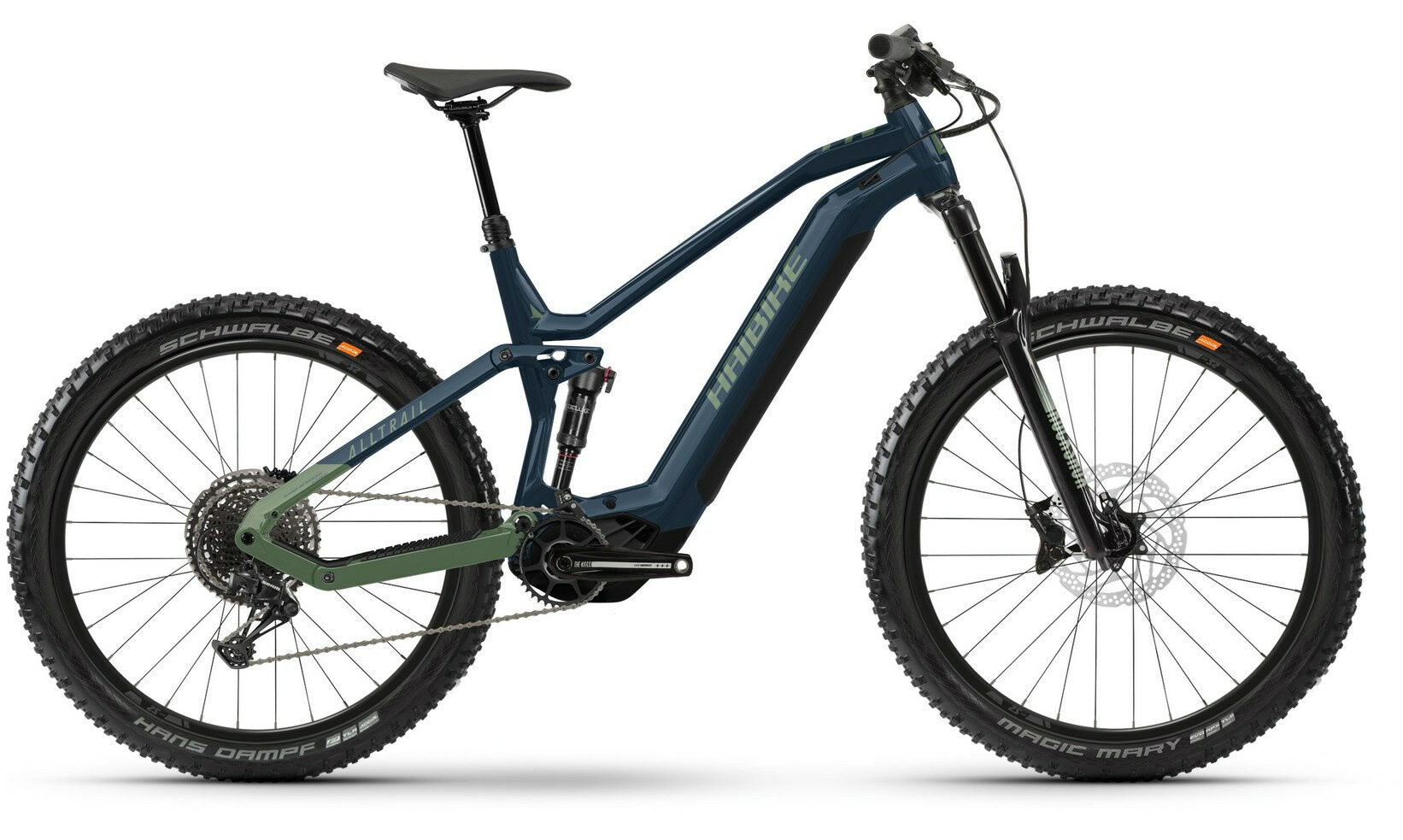 Haibike ALLTRAIL 9 27.5 - 27;5" 720 Wh - gloss metal/blue olive 44 cm