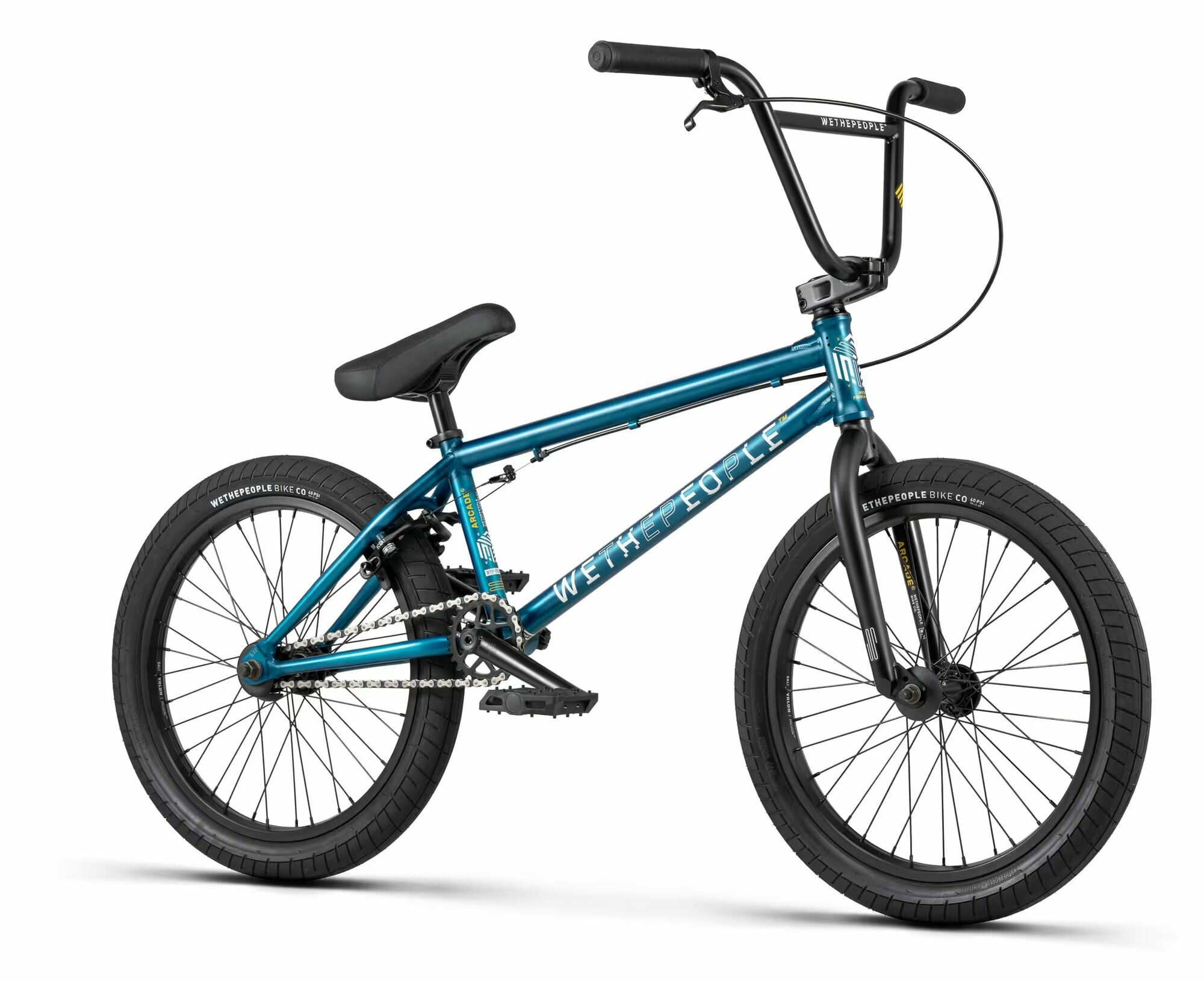 Wethepeople ARCADE 21" Top Tube Matt Transucent Turquoise 20" Diamant