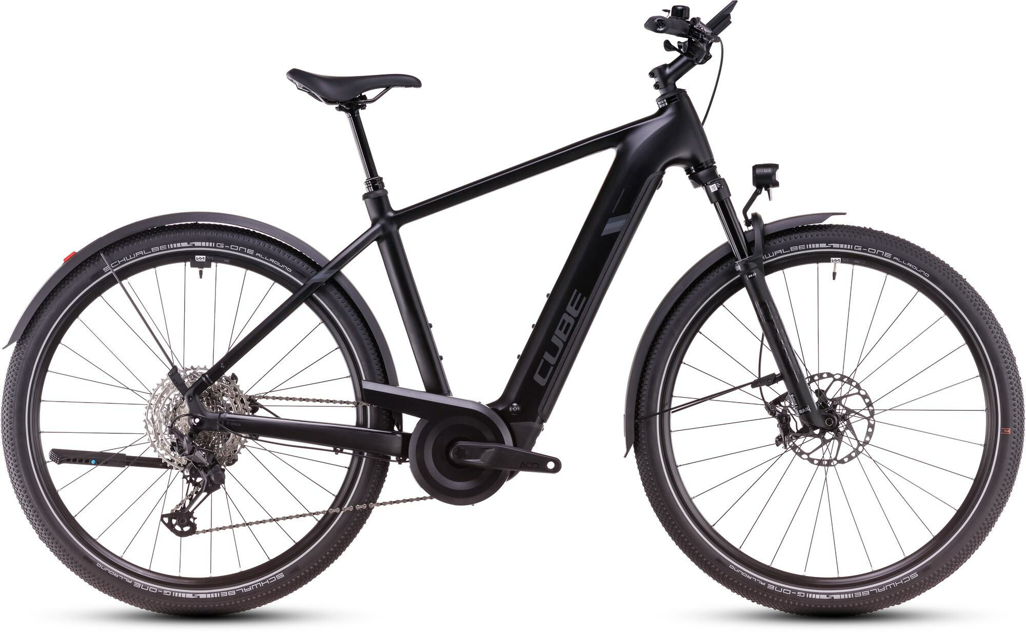 Cube Nuride Hybrid SLX 800 Allroad black´n´reflect 28" 800 Wh Diamant