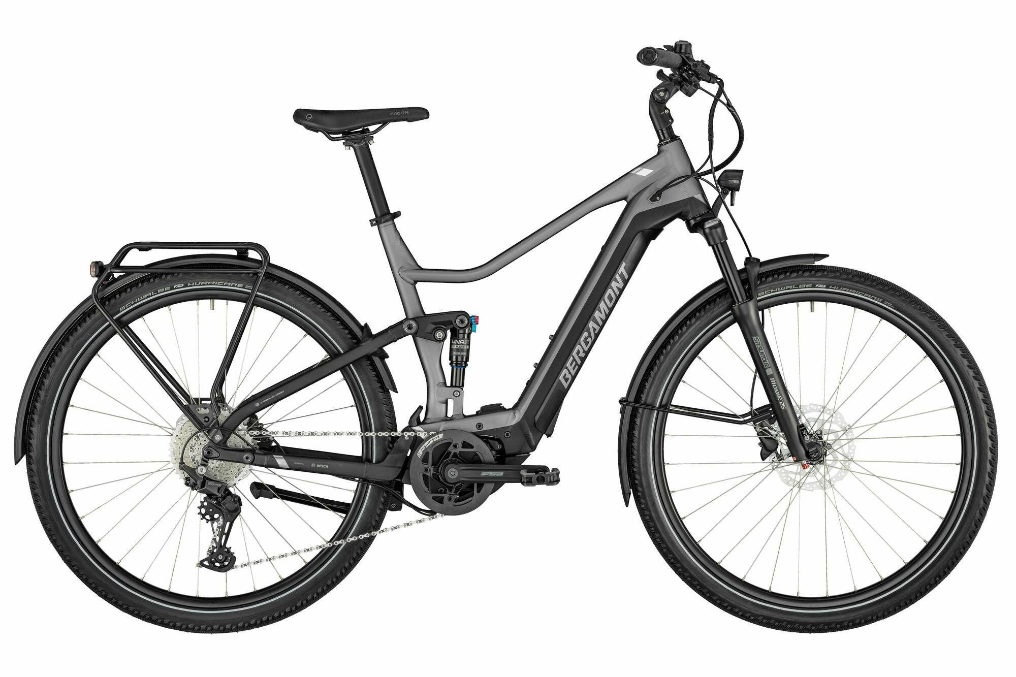 Bergamont E-HORIZON FS EXPERT - 29" 625 Wh - matt chrome (matt) 50 cm