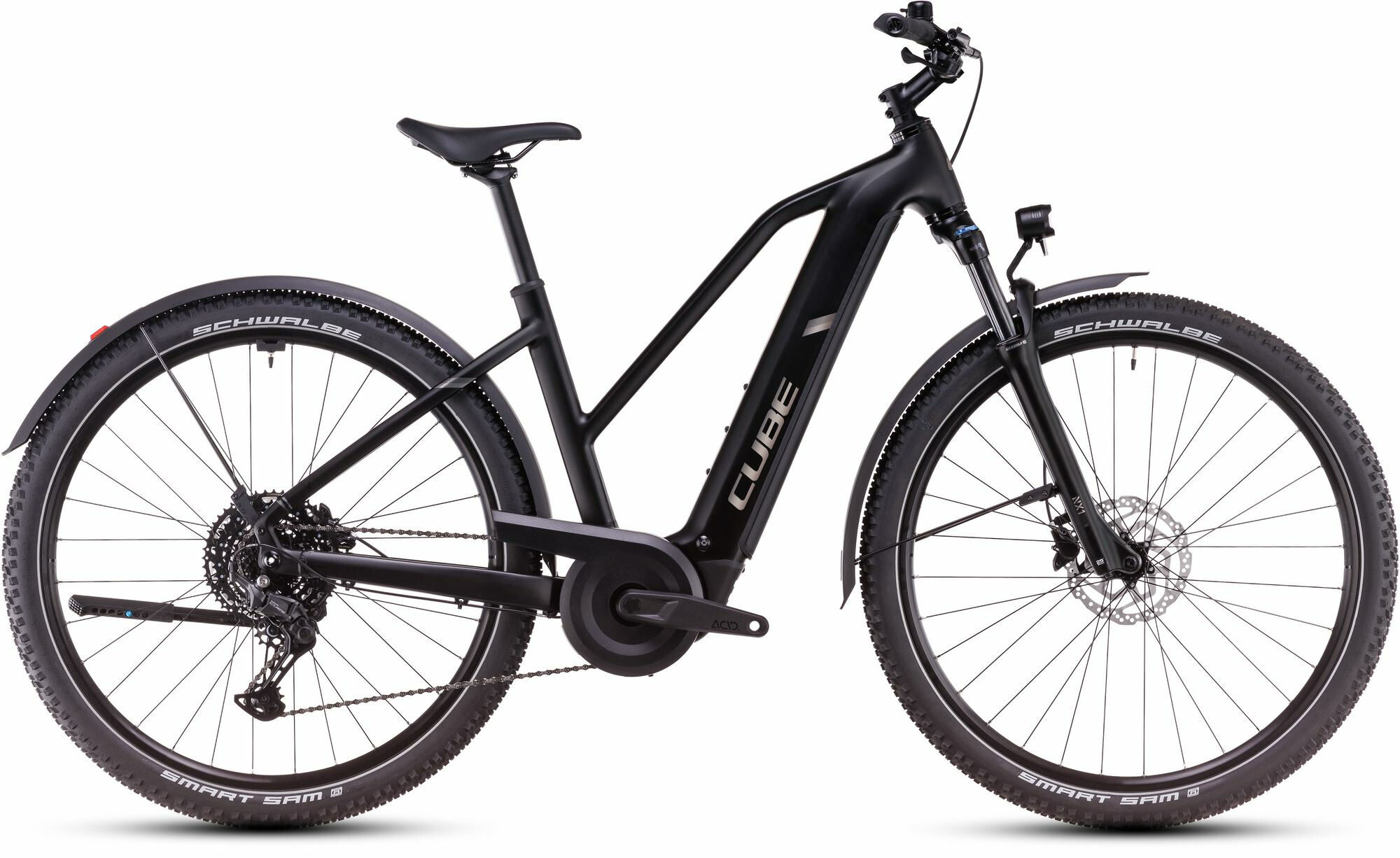 Cube Nuride Hybrid Pro 800 Allroad pistachio´n´stonegrey 28" 800 Wh Trapez