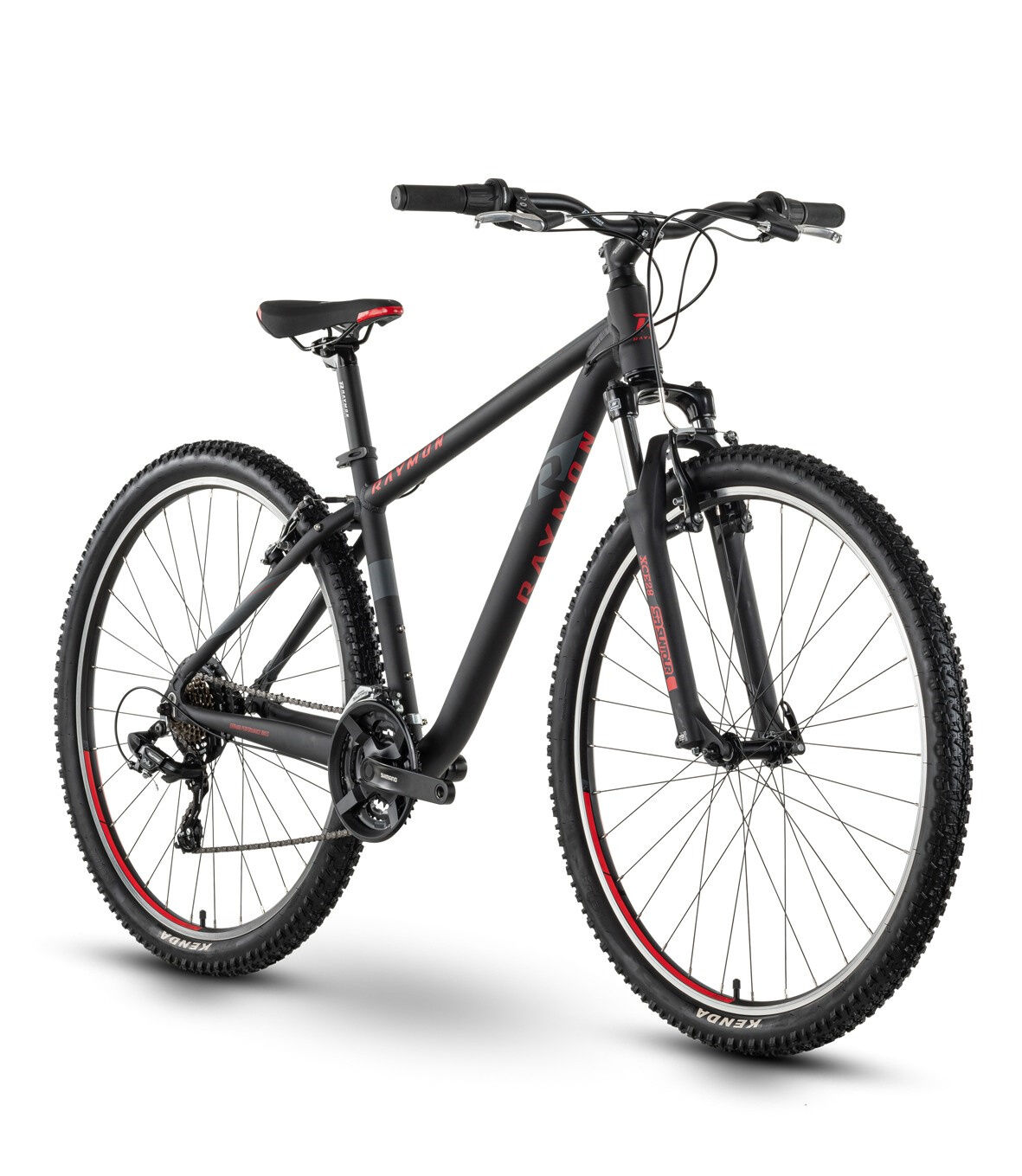Raymon NineRay 1.0 black/dark grey/red 29" Diamant