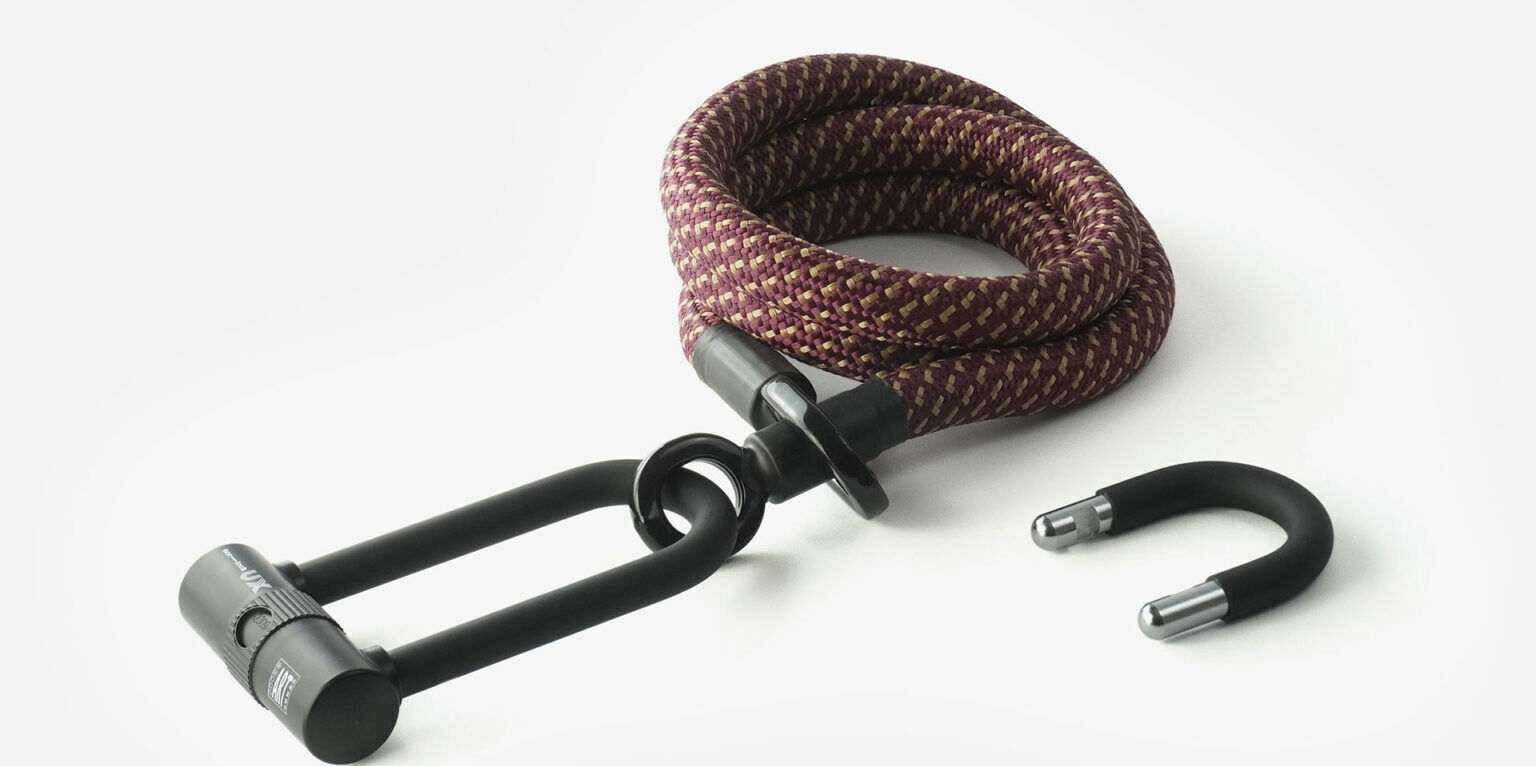 Tex-Lock Eyelet 160 U/X Textilseil mit Bügelschloss Chateau Red