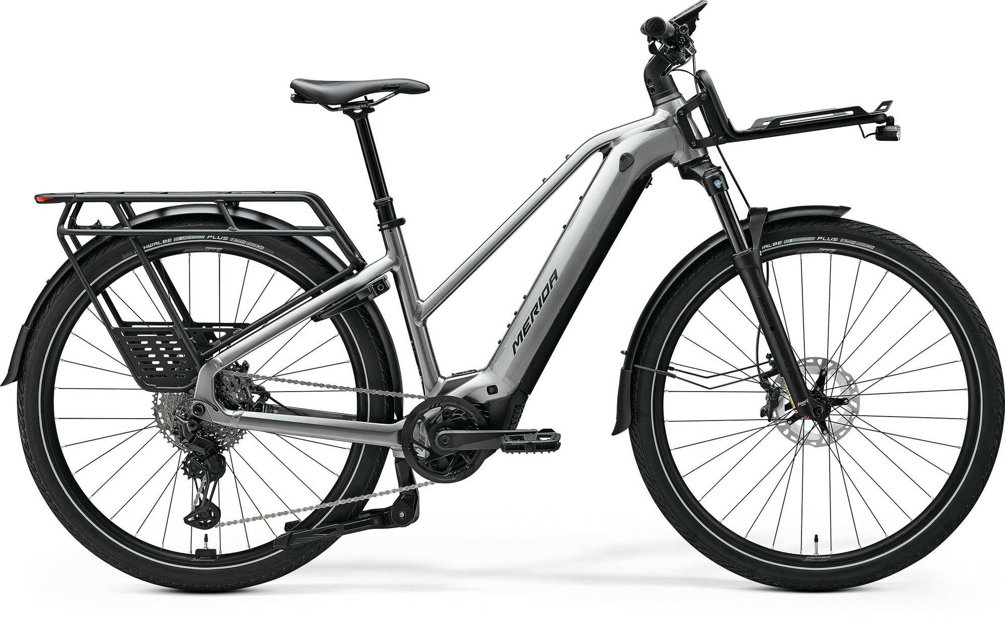 Merida eFLOAT HD L 700 EQ Gunmetal Grey - 800 Wh - 28 Zoll - Trapez