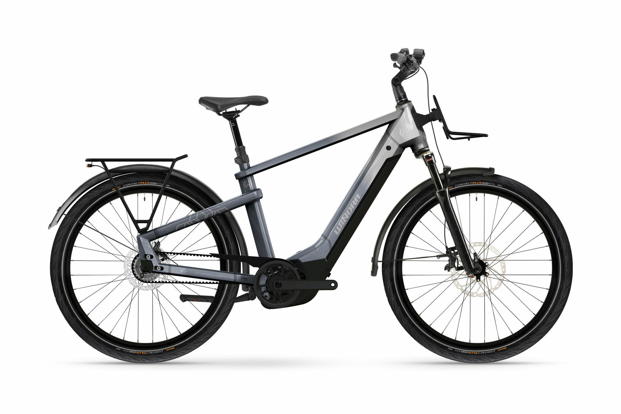 Winora YAKUN R5 PRO HIGH - 27;5" 800 Wh - downtown/haze grey-gloss 47 cm