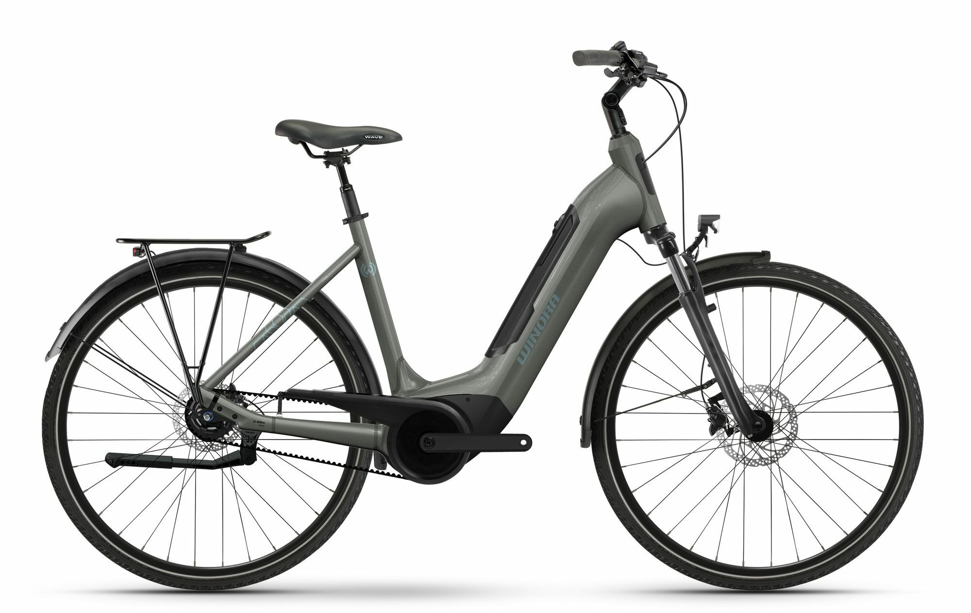 Winora TRIA R8 steeple grey glänzend 28" 500 Wh Wave XS