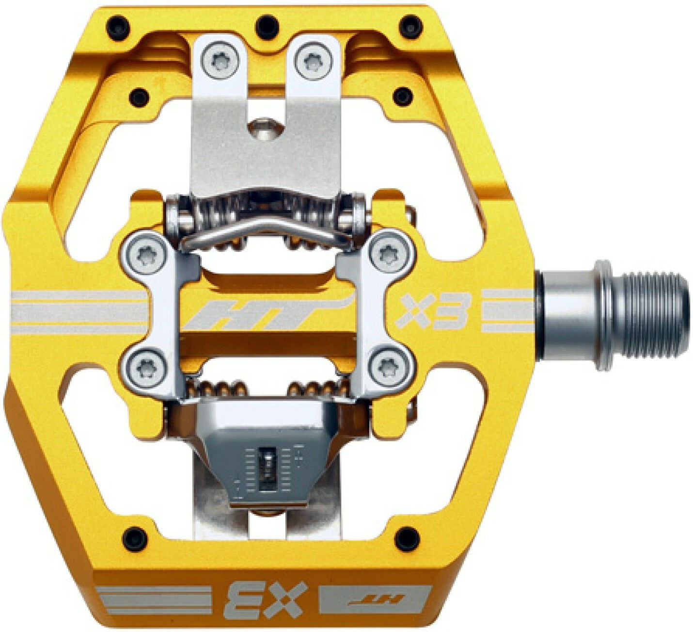 HT Components Pedale HT-X3 CNC Cromoly Gold