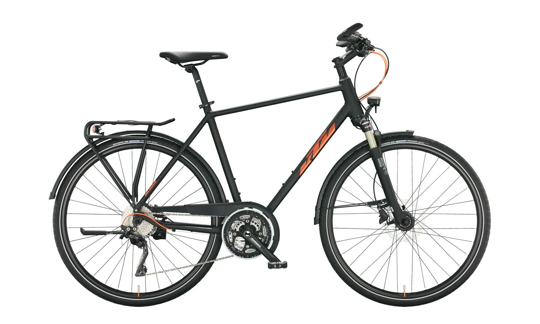 KTM LIFE 1964 DIAMANT - 28" - black matt (chrome orange) 56 cm