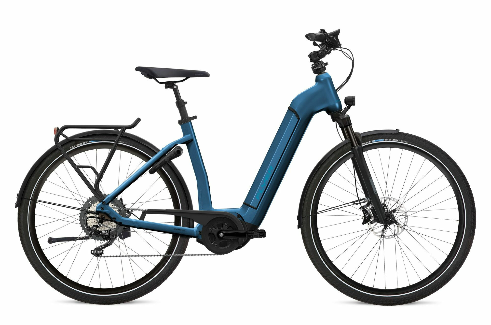 Flyer Gotour6 7.10 Jeans Blue Gloss 2022 28" 625 Wh Wave