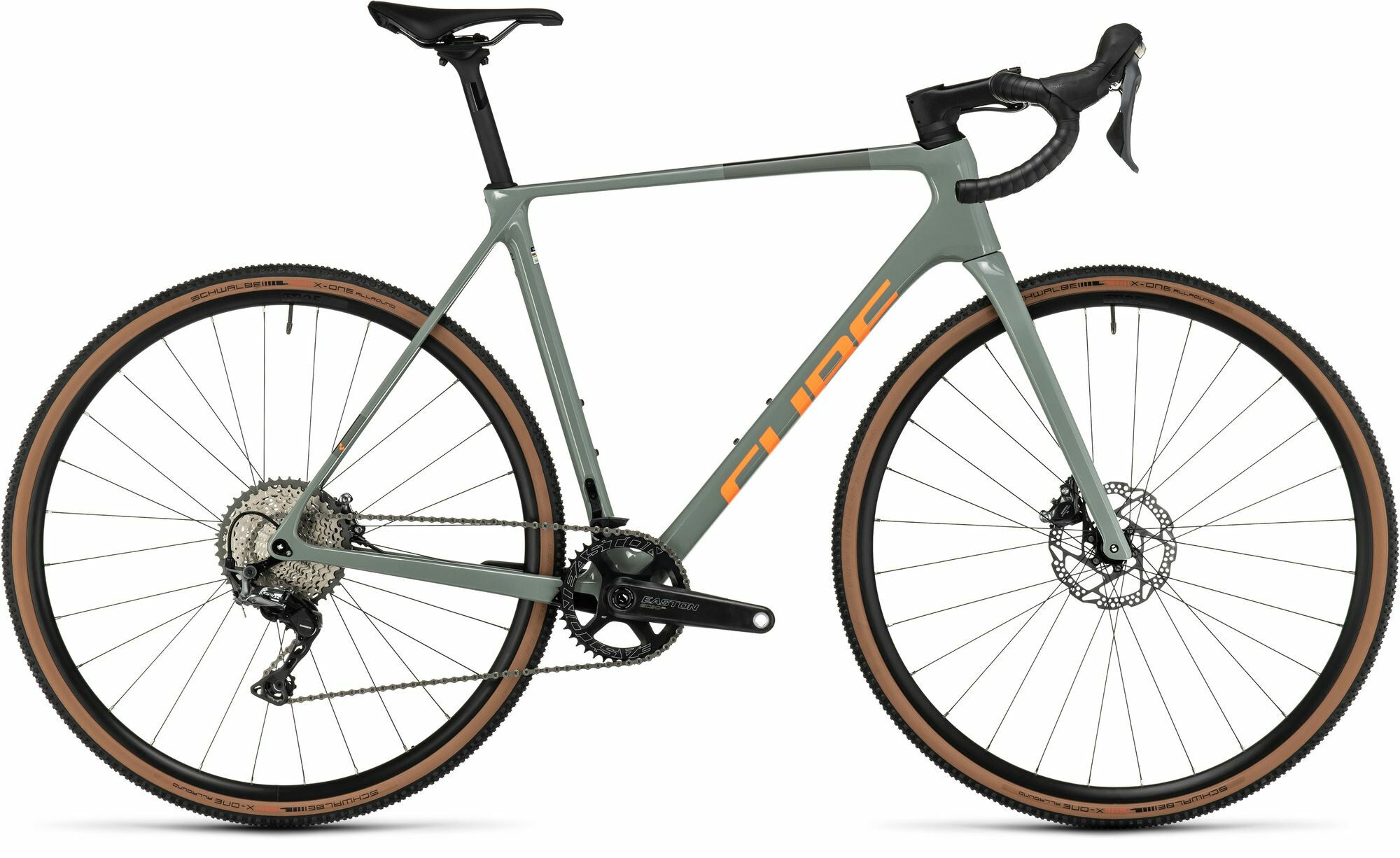 Cube Cross Race C:62 Pro swampgrey´n´orange 28" Diamant
