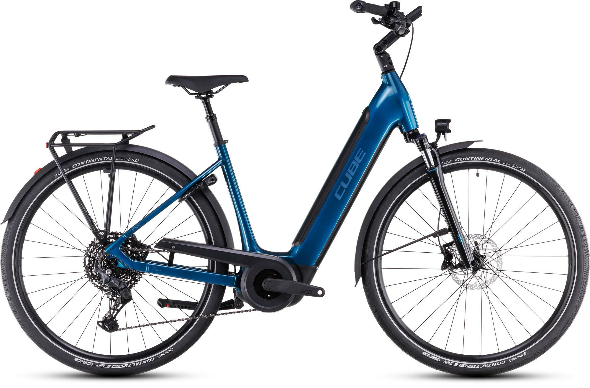 Cube Supreme Hybrid Pro 625 electricblue´n´blue 28" 625 Wh Wave