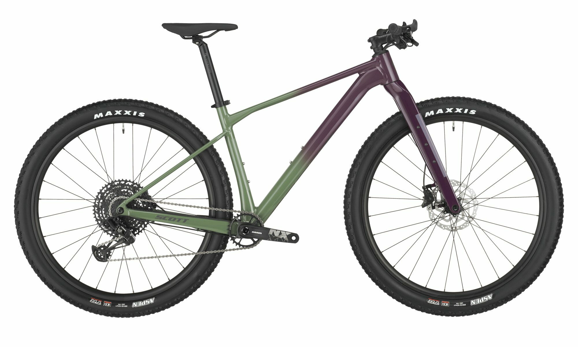 Scott SCALE GRAVEL 20 olivine green/blackberry purple 29" Diamant S