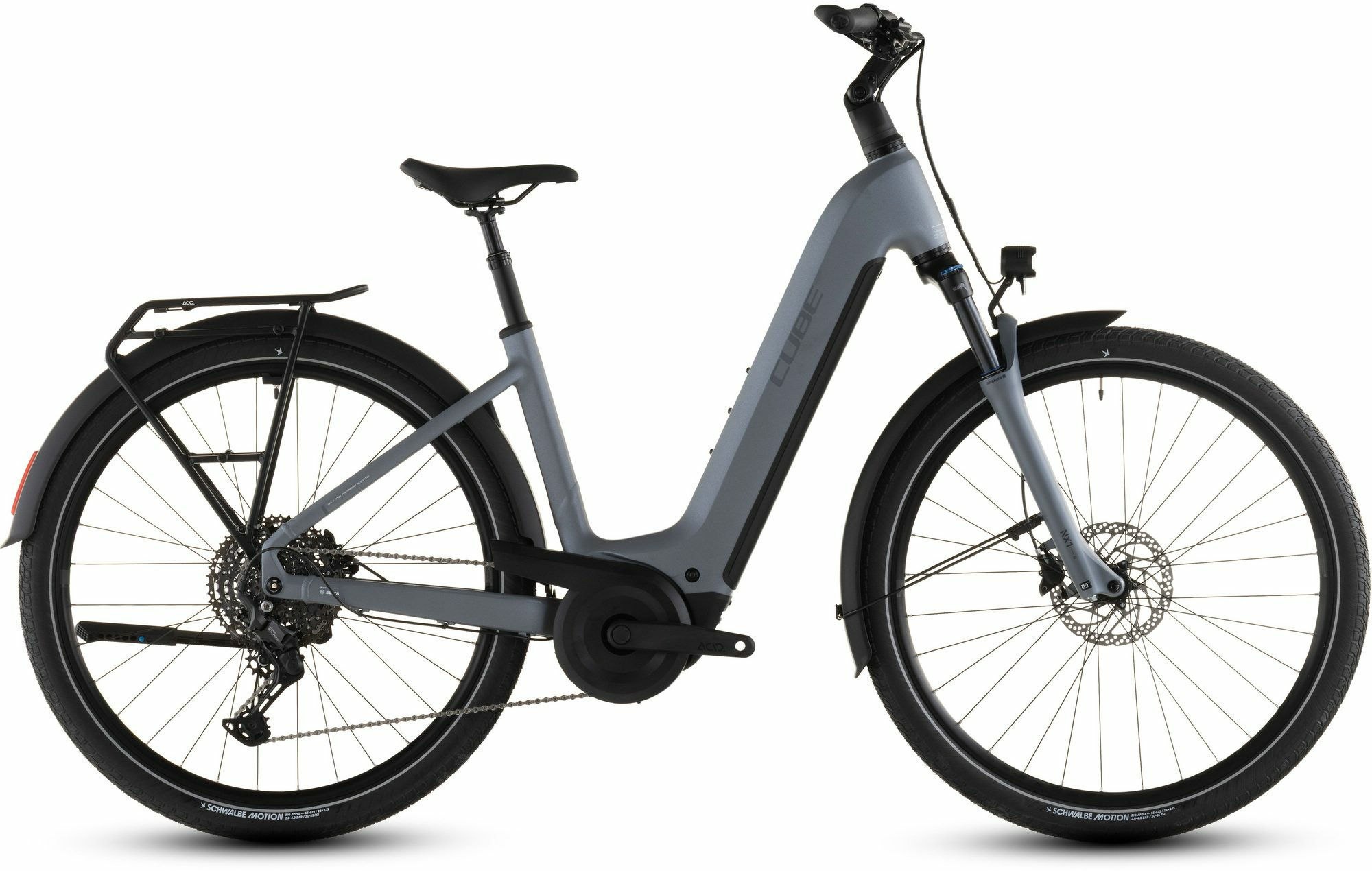 Cube Touring Hybrid Pro 800 pearlgrey´n´grey 28" 800 Wh Wave
