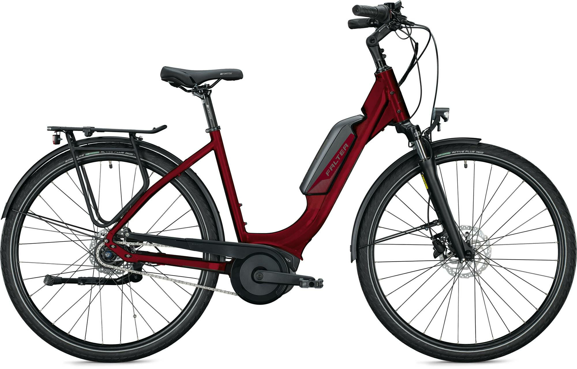 Falter E 9.0 RT 500 red, glossy 2022 28" 500 Wh Wave