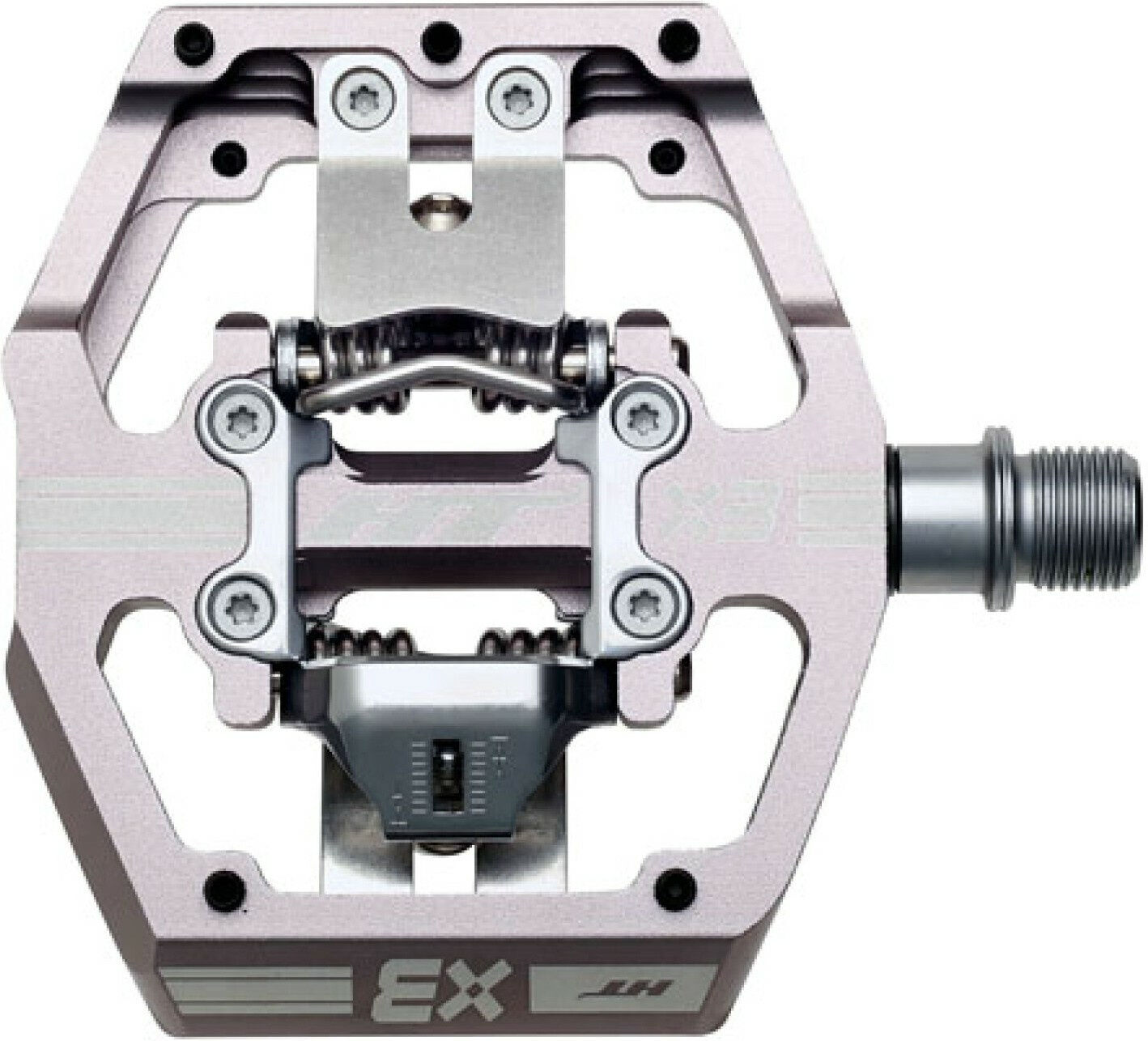 HT Components Pedale HT-X3 CNC Cromoly Grau