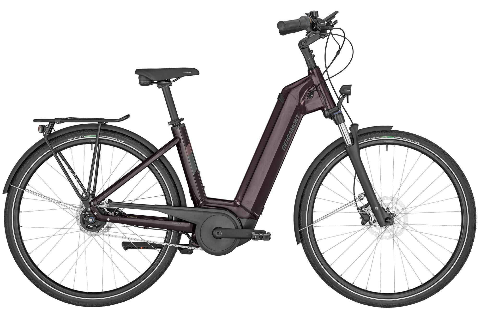 Bergamont E-HORIZON N5e FH WAVE - 28" 500 Wh - shiny rosso black