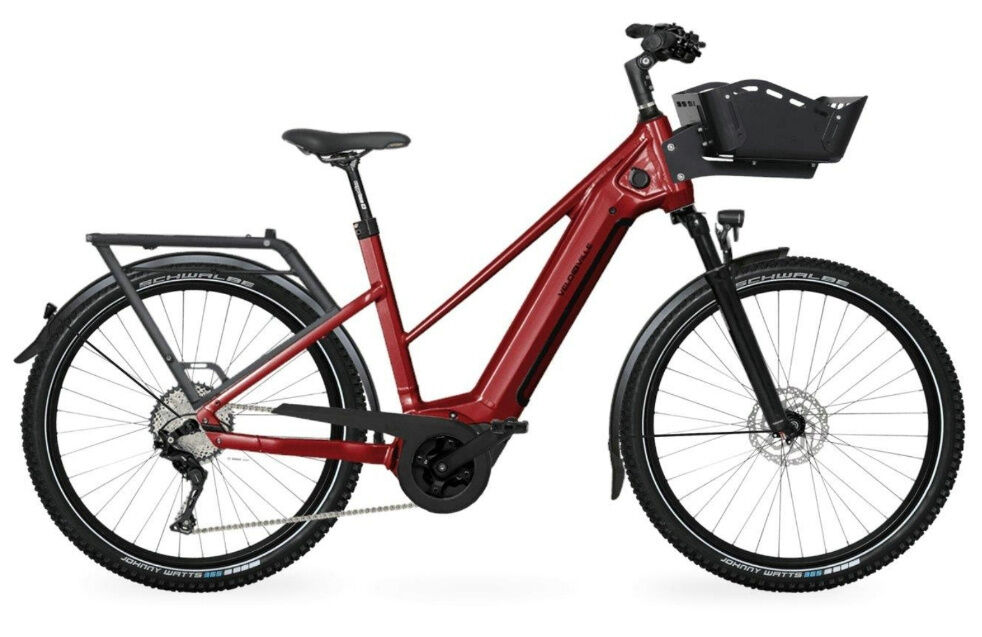 Velo de Ville SEB 890 Ruby Red Glanz 27,5" 625 Wh Trapez