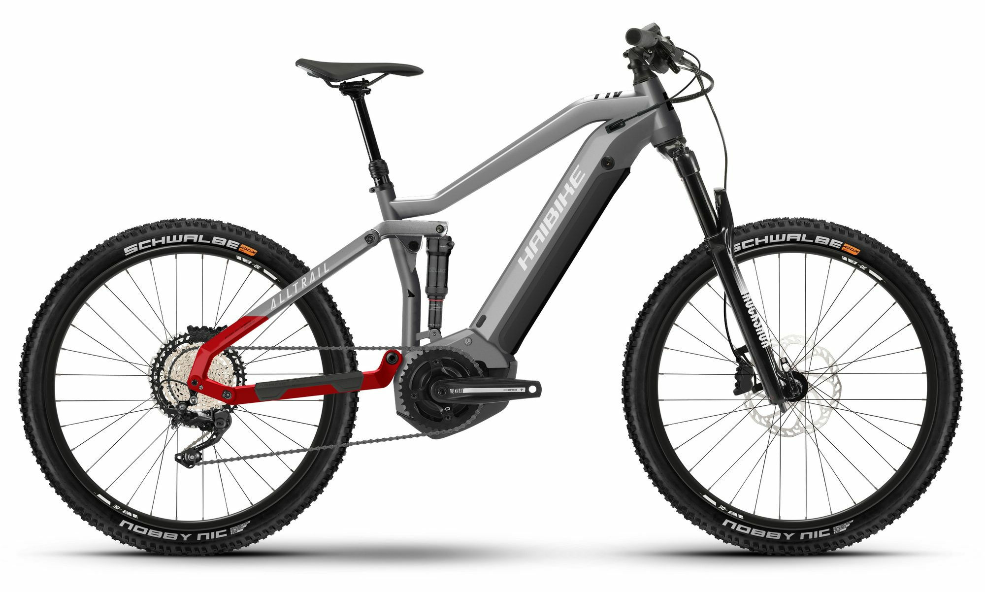 Haibike ALLTRAIL 5 27.5 - 27;5" 630 Wh - gloss grey red black 44 cm