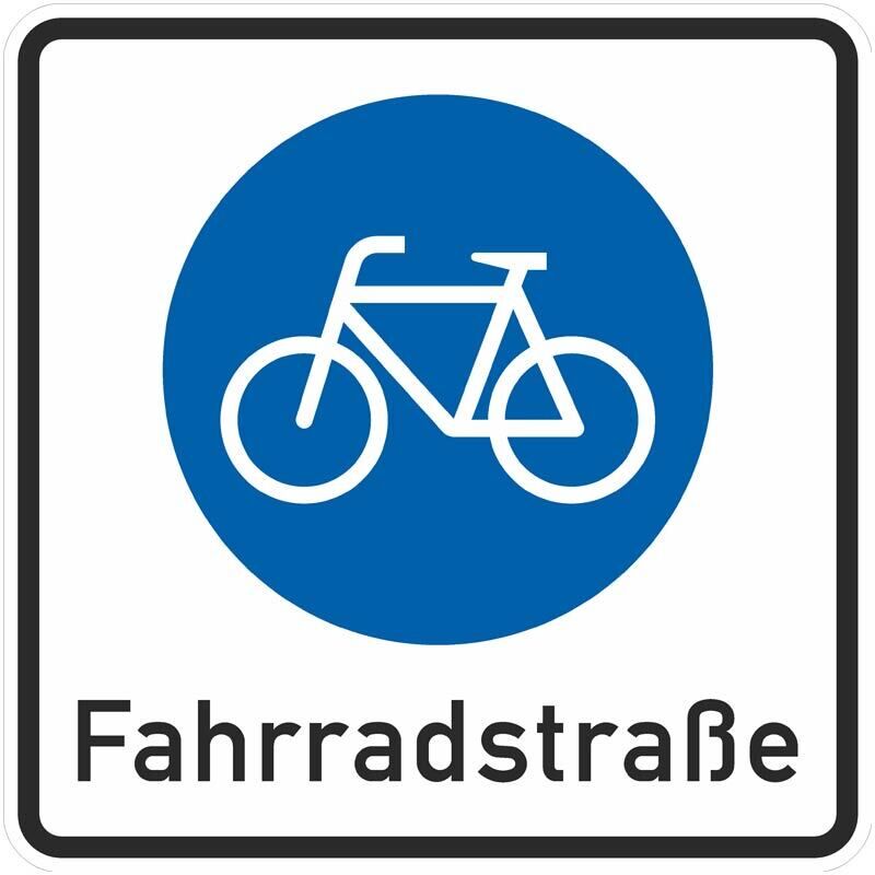 Verkehrszeichen 244.1 – Beginn einer Fahrradstraße