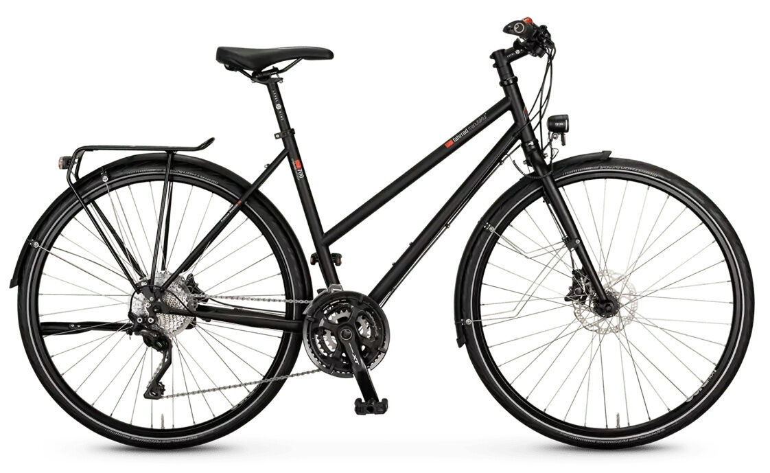 VSF Fahrradmanufaktur T-700 Deore XT Disc ebony matt 2023 28" Trapez