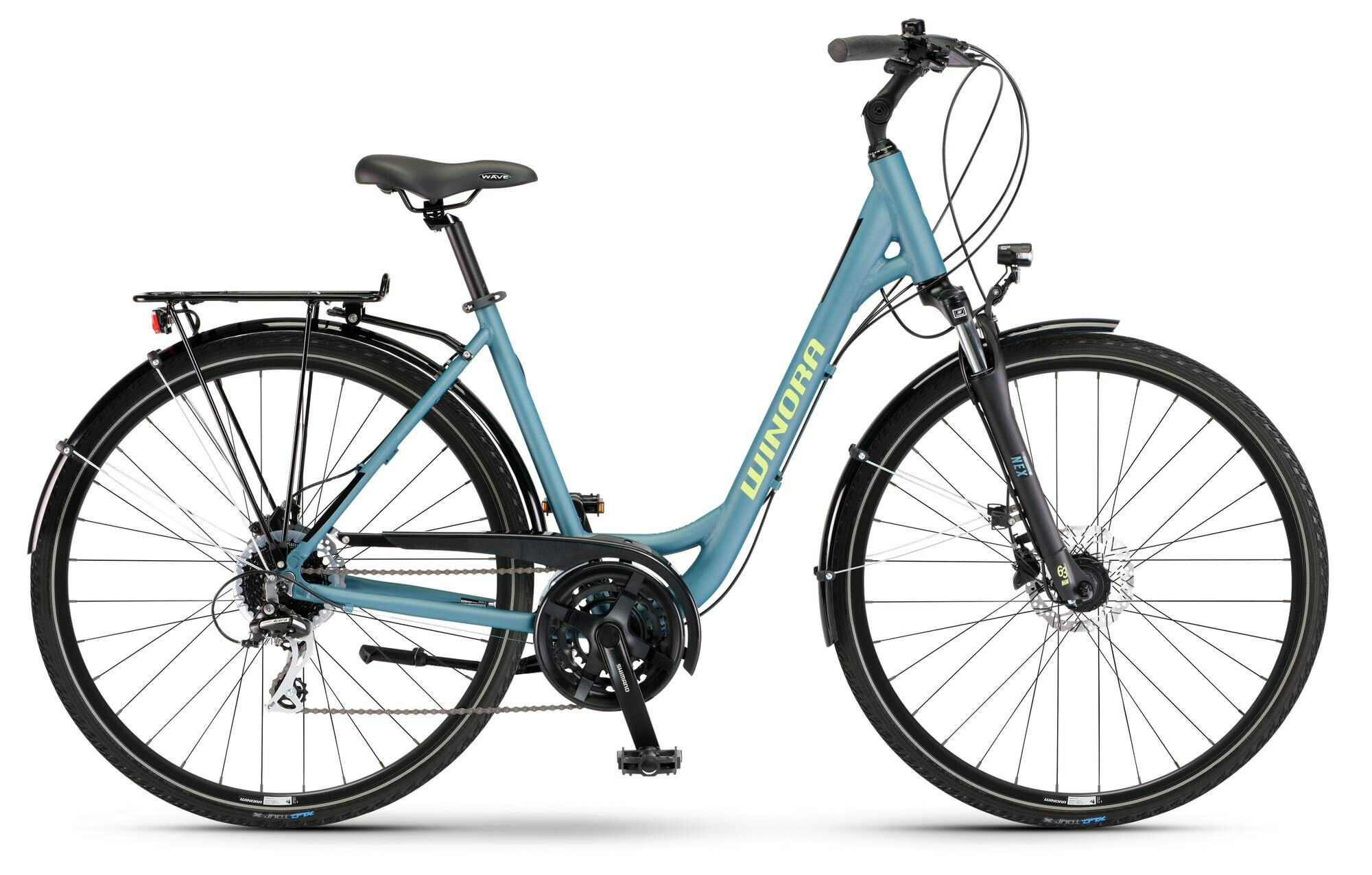 Winora Domingo 24 Cadet Blue matte 28" Wave