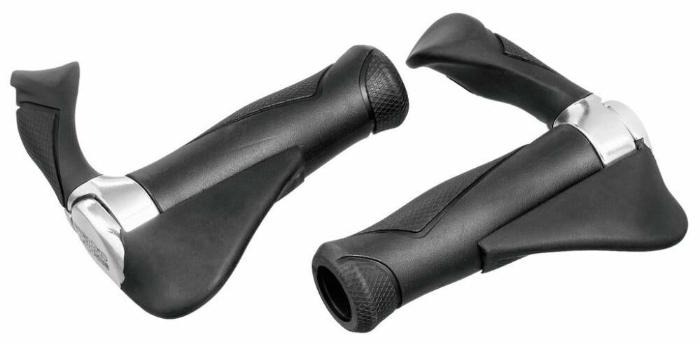 Ergotec Multiflex-Griffe AKSB-10/3 schwarz/silber 87/87mm