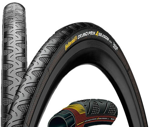 Continental GRAND PRIX 4-SEASON 28" Reifen Schwarz