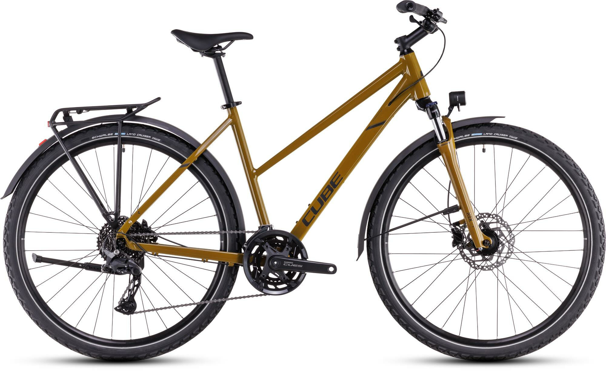 Cube Nature Pro Allroad willowgreen and black 2025 28" Trapez