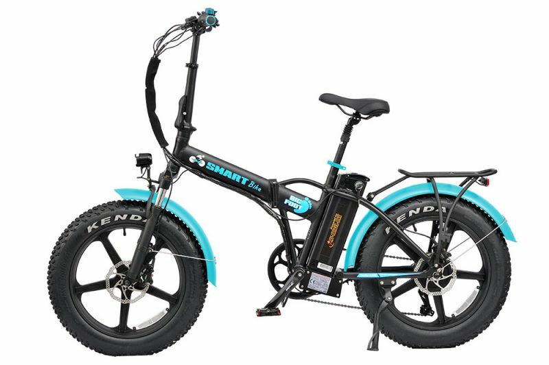 SMARTbike BigFoot 4.0 schwarz-blau 2023 20" 690 Wh Faltrahmen