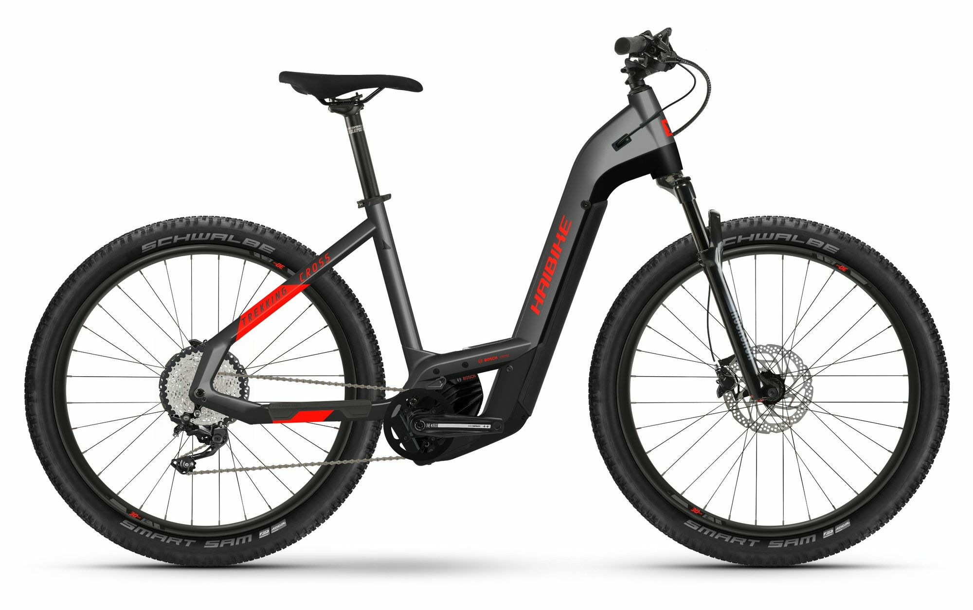 Haibike Trekking 9 Cross anthracite/red 27,5" 625 Wh Wave