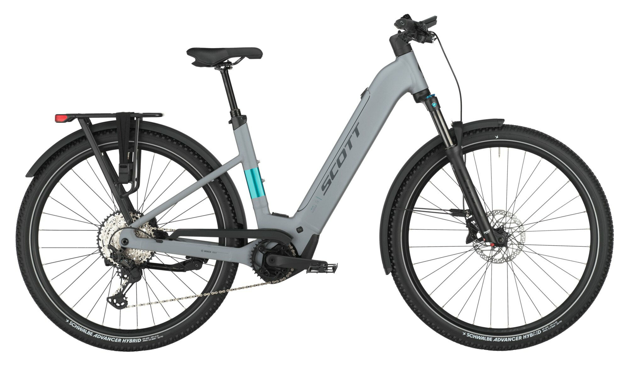 Scott AXIS 10 WAVE - 29" 800 Wh - bird grey S