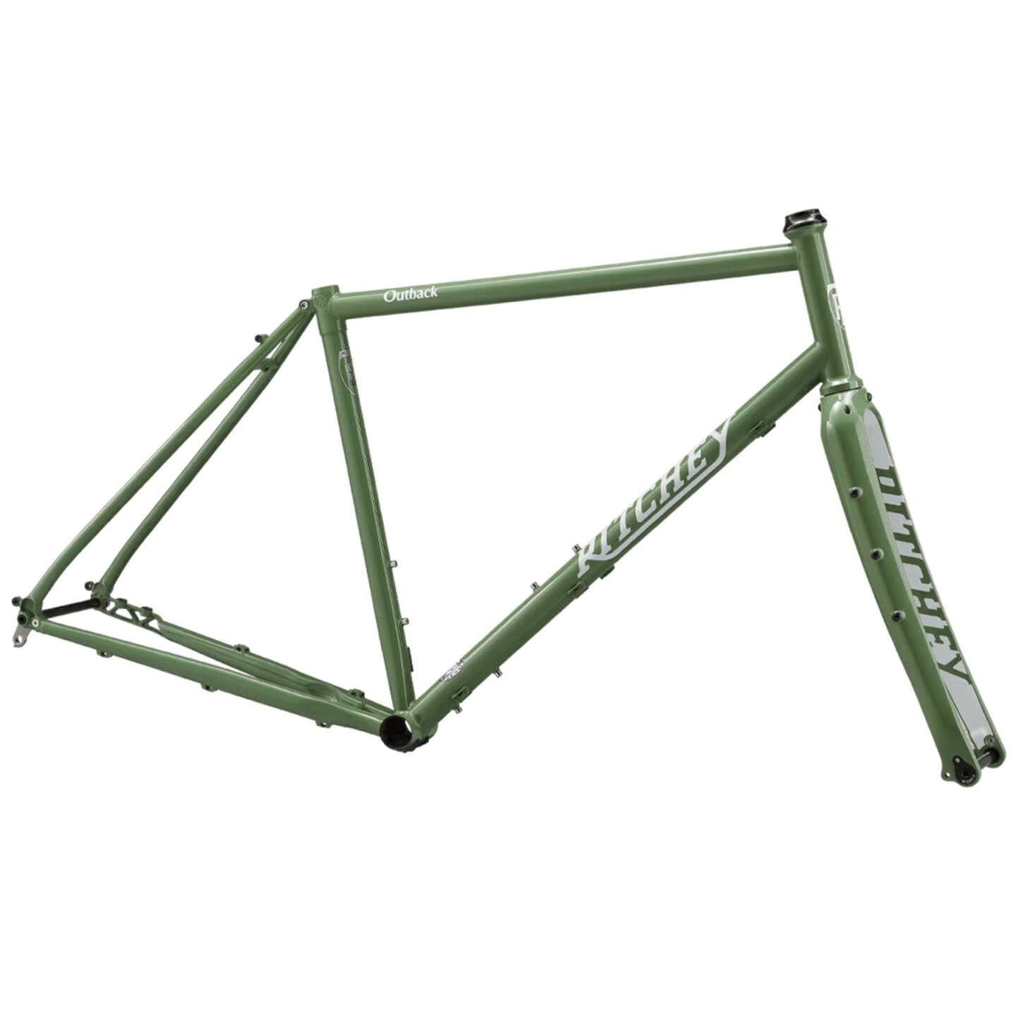 Ritchey Outback V4 Disc Gravel Rahmenkit winter sage/white Diamant L