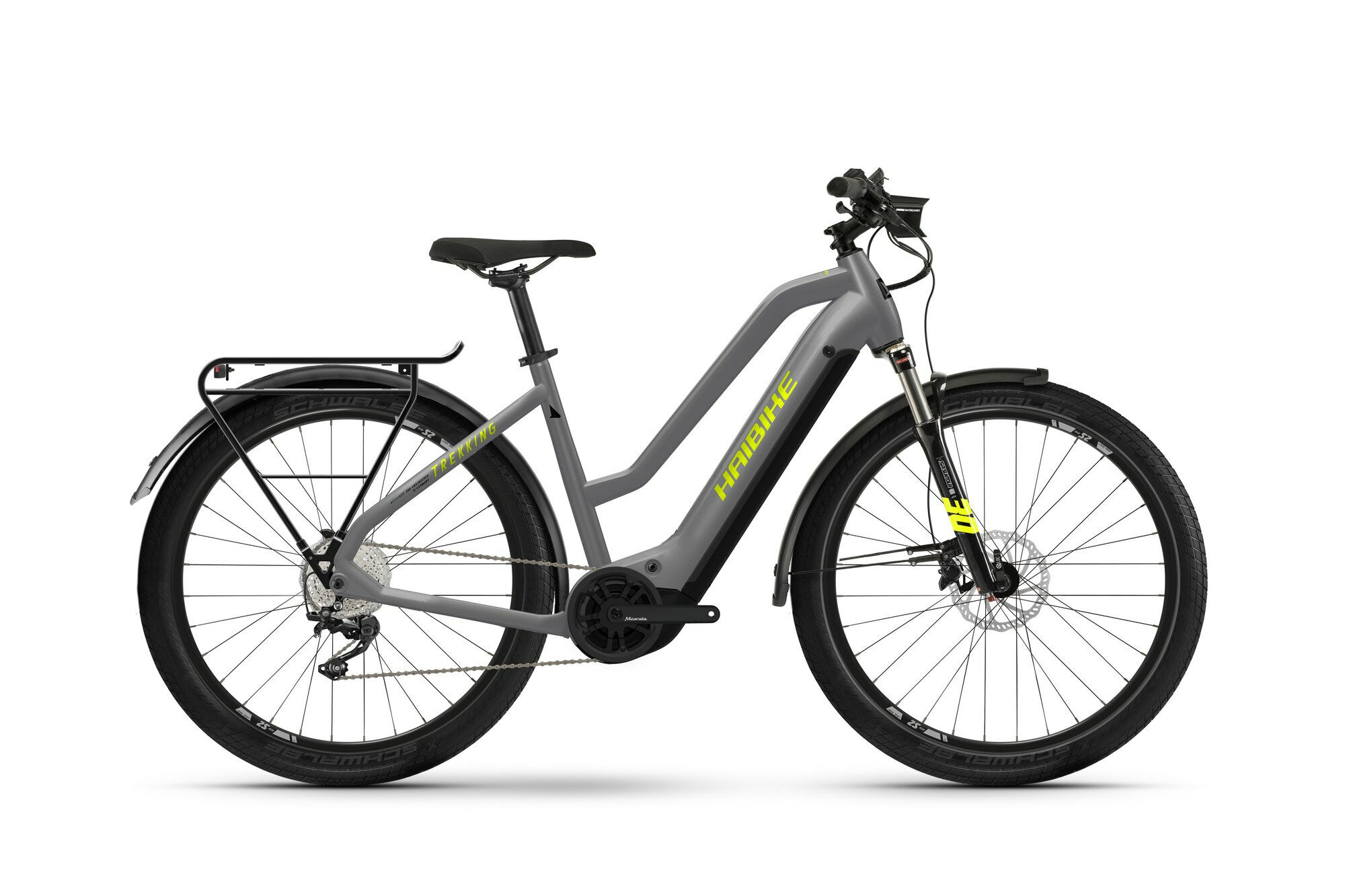 Haibike  Trekking 6  gloss grey/neon yellow  2022 27,5" 630 Wh Trapez