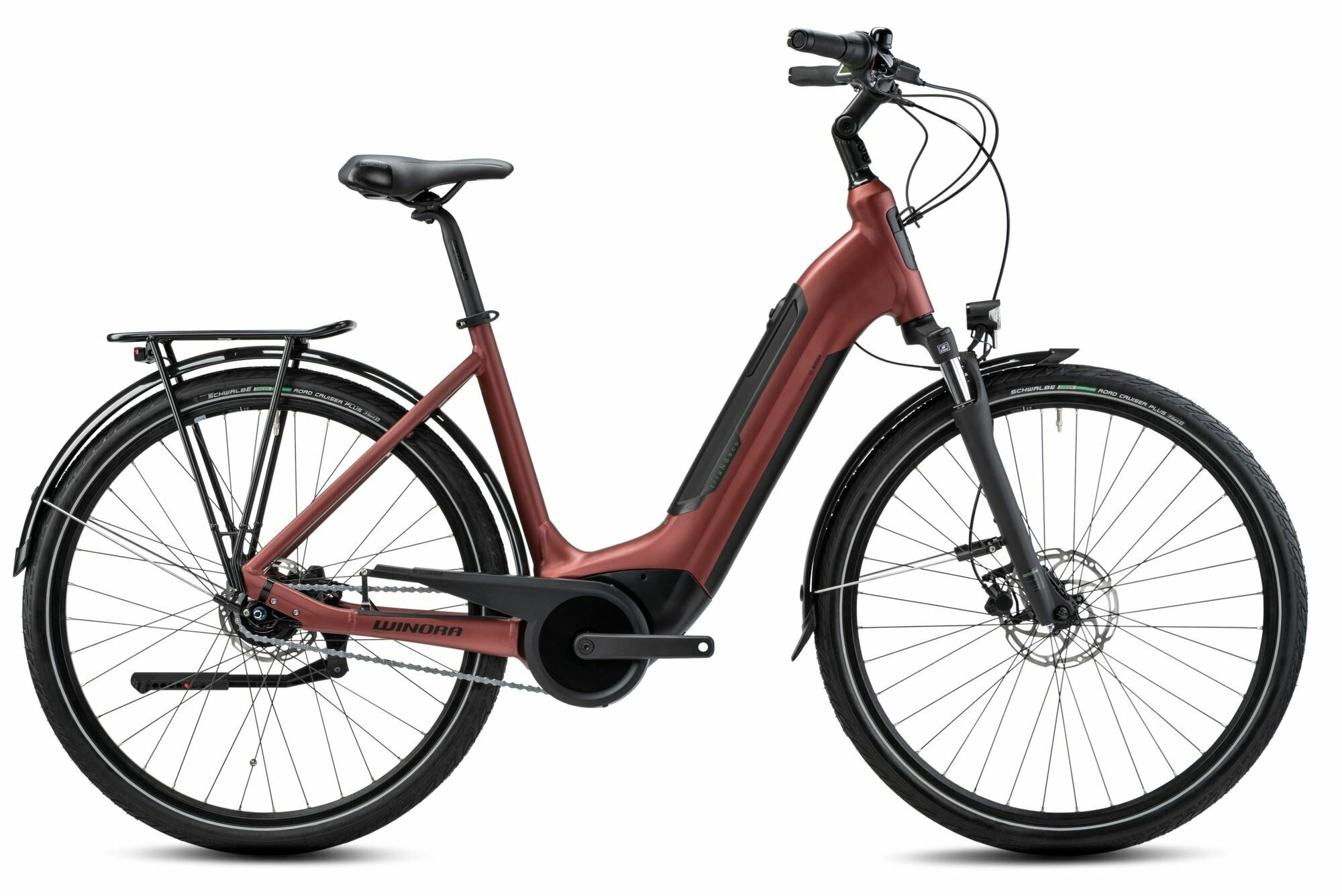 Winora Tria N8f eco Velvetred matt 28" 400 Wh Wave