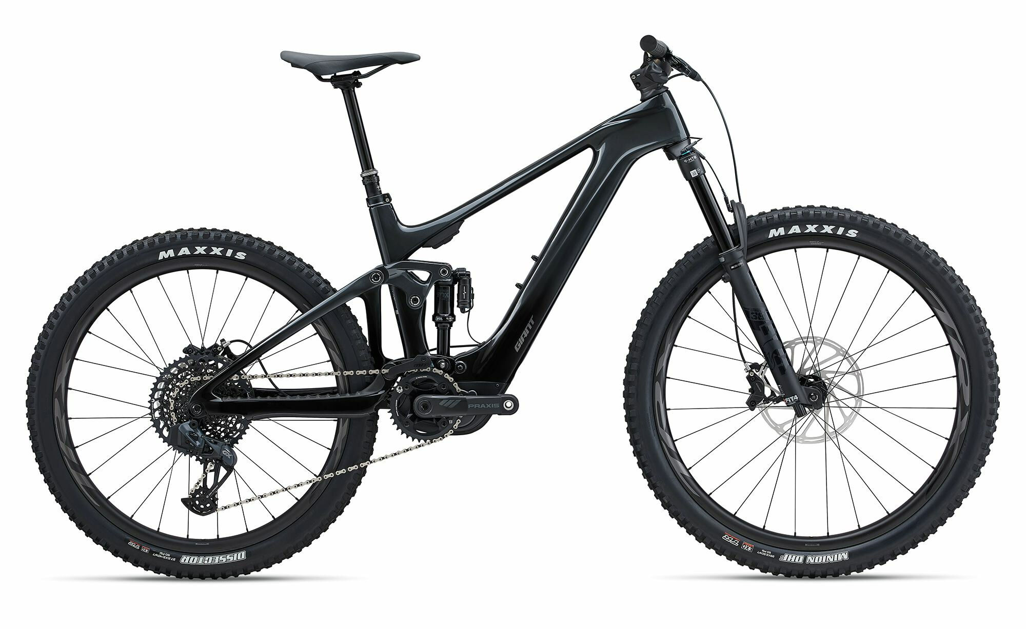 Giant Trance X Advanced E+ Elite 1 | V1 Gunmetal Black/Black 29"/27,5" 400 Wh Diamant