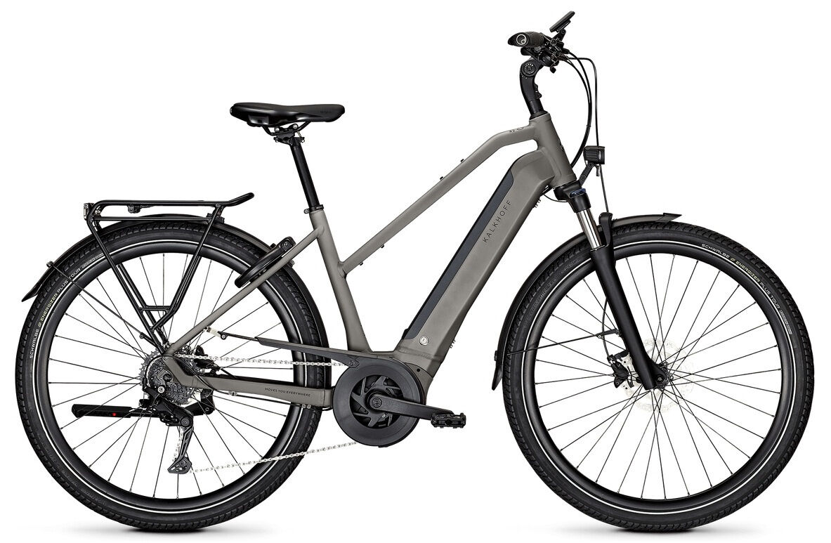 Kalkhoff ENDEAVOUR 3 MOVE TRAPEZ - 28" 625 Wh - jetgrey matt