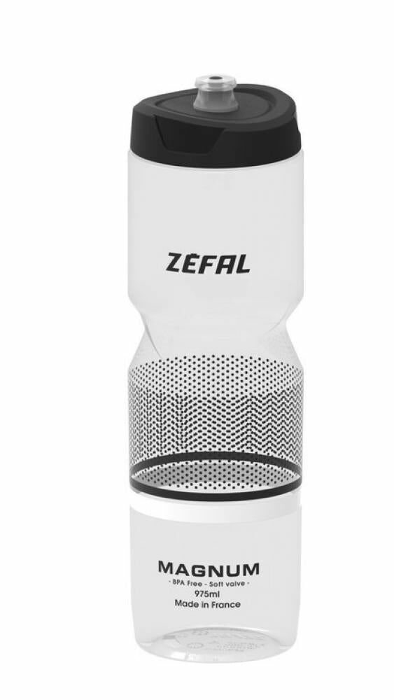 Zéfal MAGNUM Trinkflasche transparent schwarz
