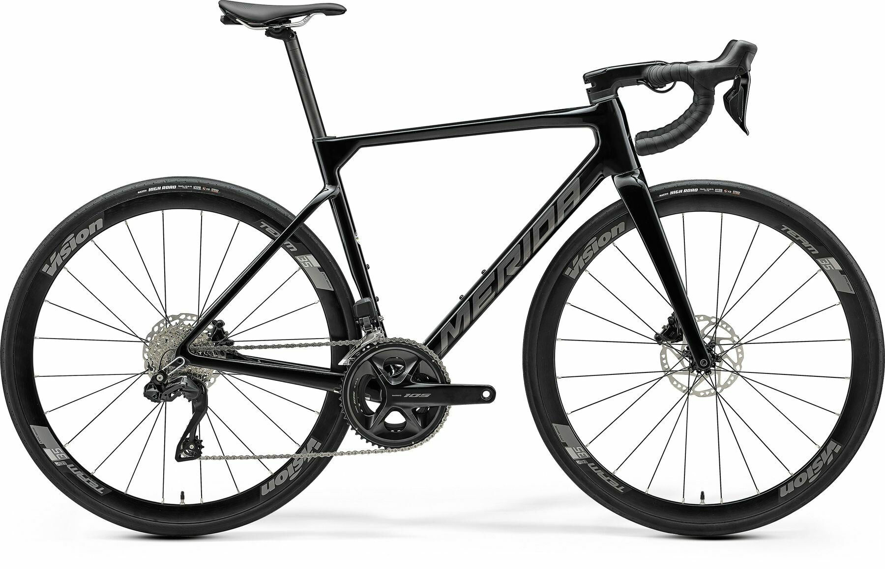 Merida SCULTURA 5000 Metallic Black 2025 28" Diamant