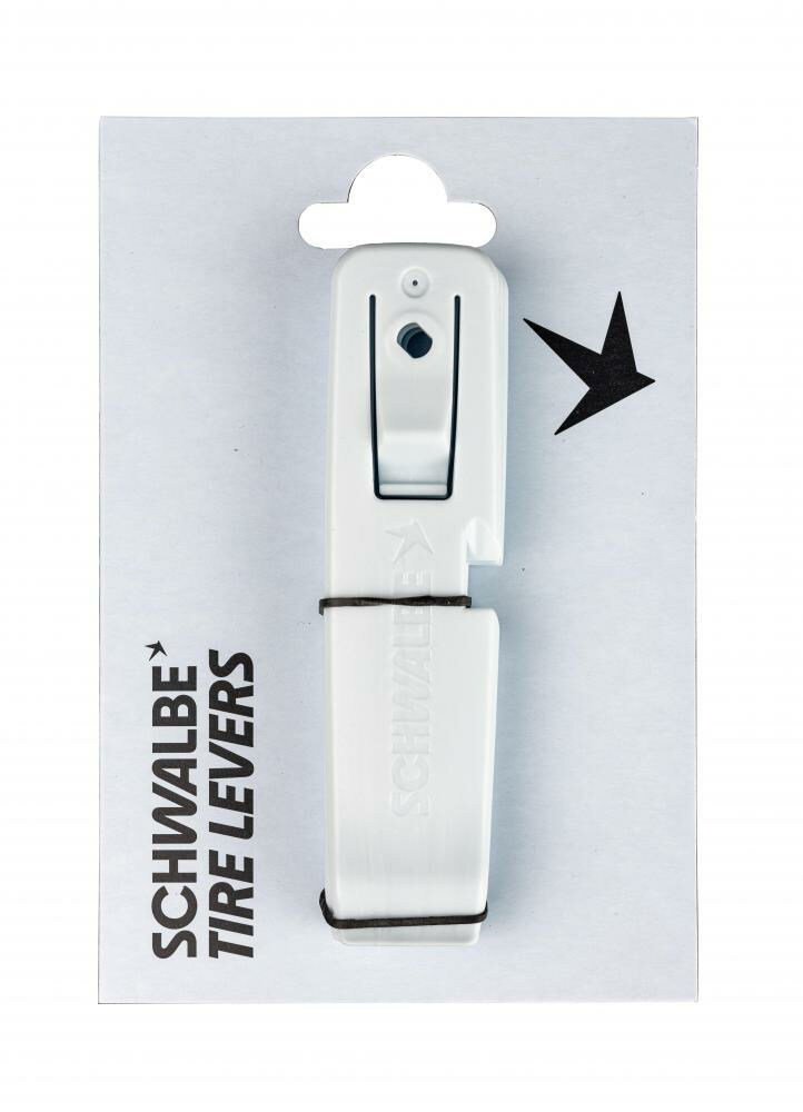 Schwalbe Reifenheber-Set 3 Stück Sky Blue, robustes Kunststoff-Material, ergonomisches Design, Felgenschonend, mit SV-Ventilschlüssel