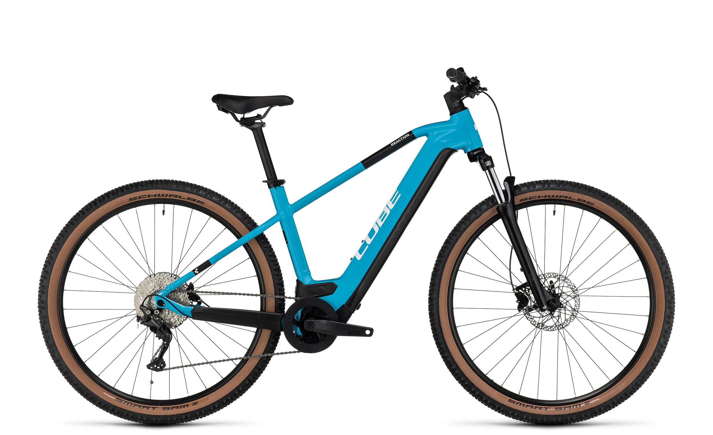 Cube Reaction Hybrid ONE 625 skyblue´n´white 2023 29" 625 Wh Diamant