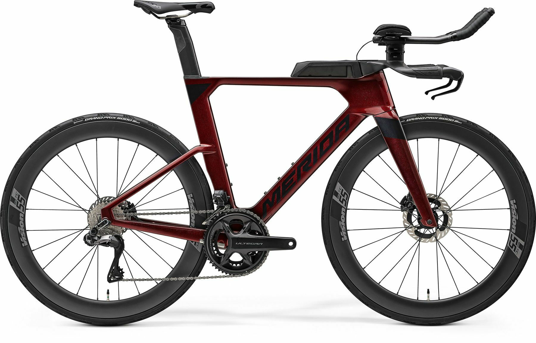 Merida TIME WARP TRI LIMITED Burgundy Red 2025 28" Diamant