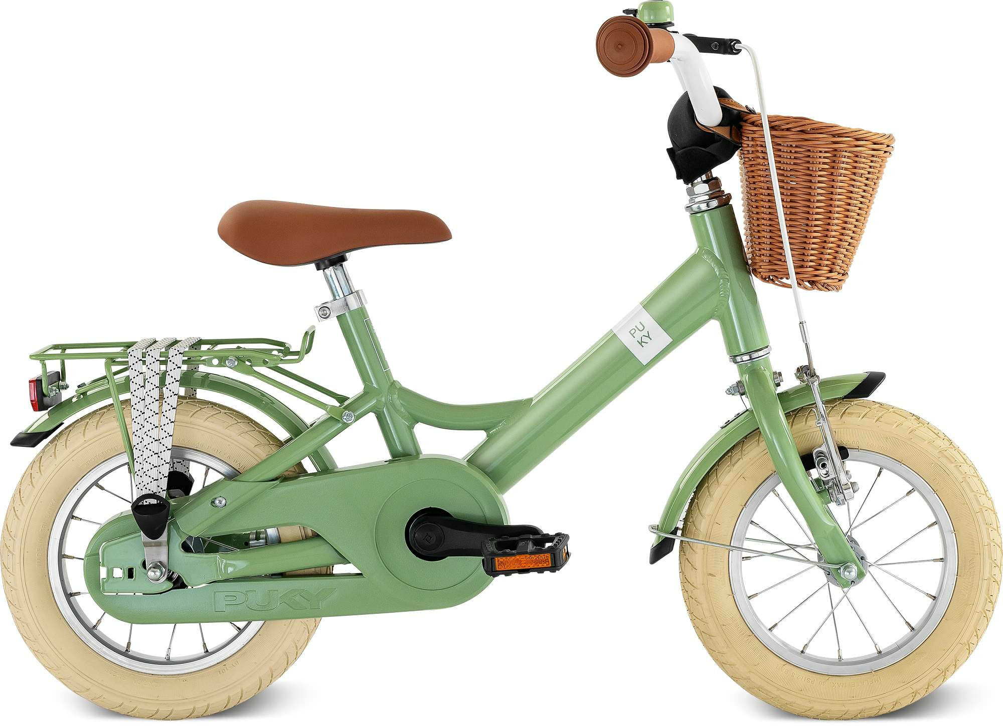 Puky YOUKE Classic 12 Alu retro-green 12" Wave Puky YOUKE Classic 12 Alu retro-green 12" Wave