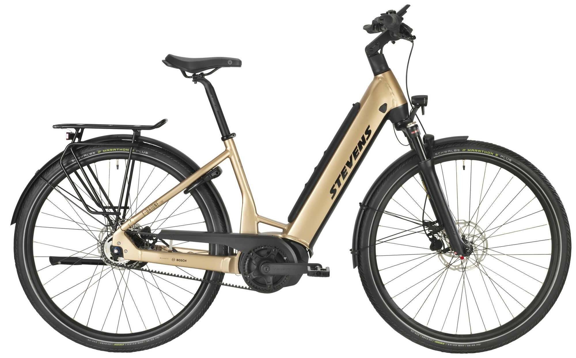 Stevens E-BRIONE LUXE Golden Sand 28" 625 Wh Wave 52 cm
