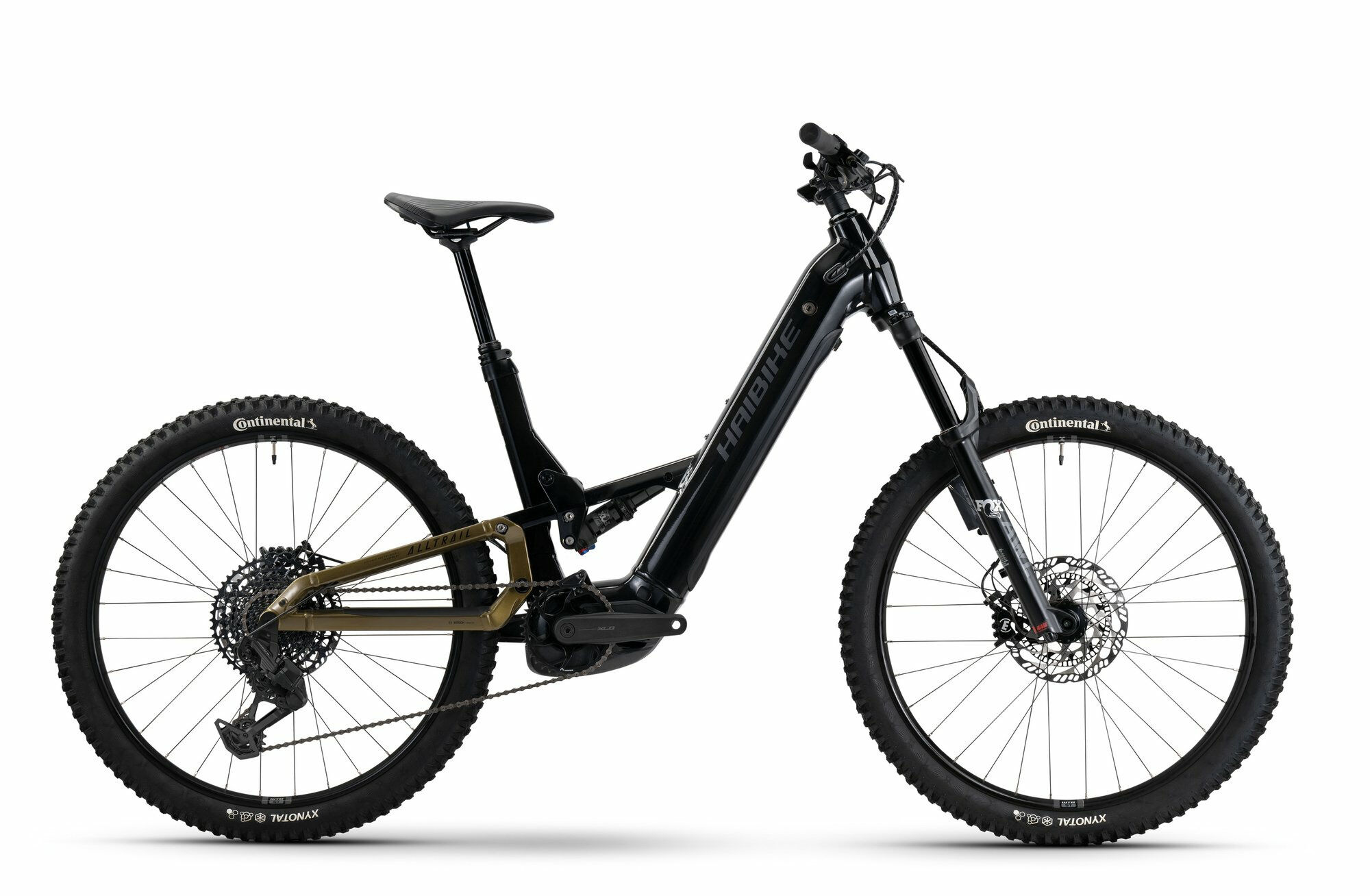 Haibike ALLTRAIL 10.5 LOW ABS black/ninja gold/grey glänzend 27;5" 800 Wh Wave S