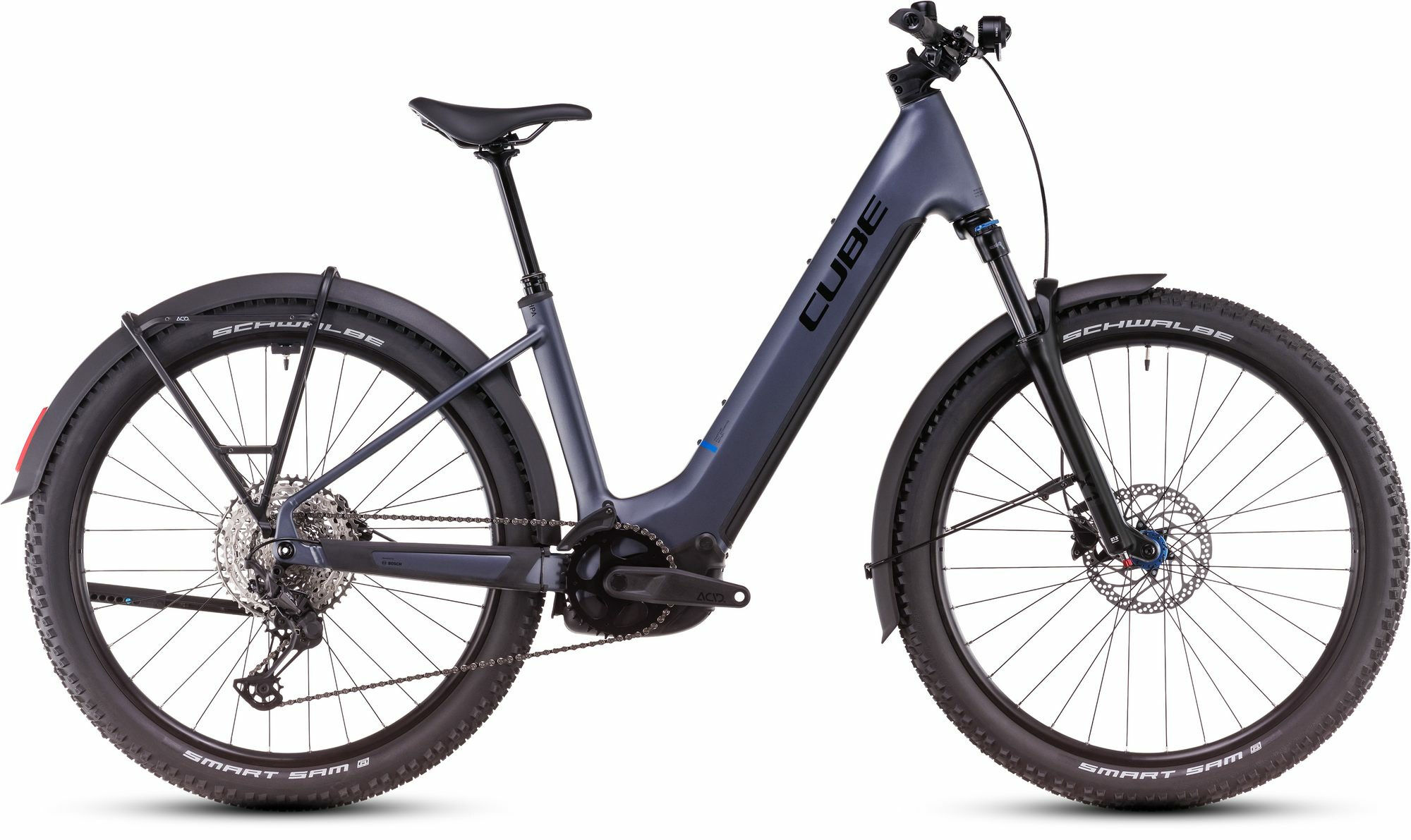 Cube REACTION HYBRID PRO 800 ALLROAD WAVE - 29" 800 Wh - metallicgrey ́n ́black L